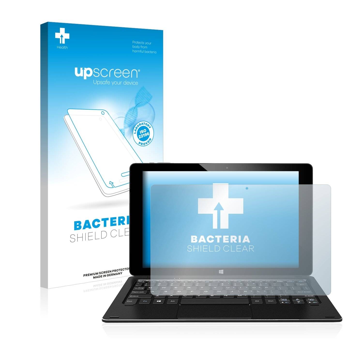 upscreen Bacteria Shield Clear Premium Antibakterielle Displayschutzfolie für Alldocube