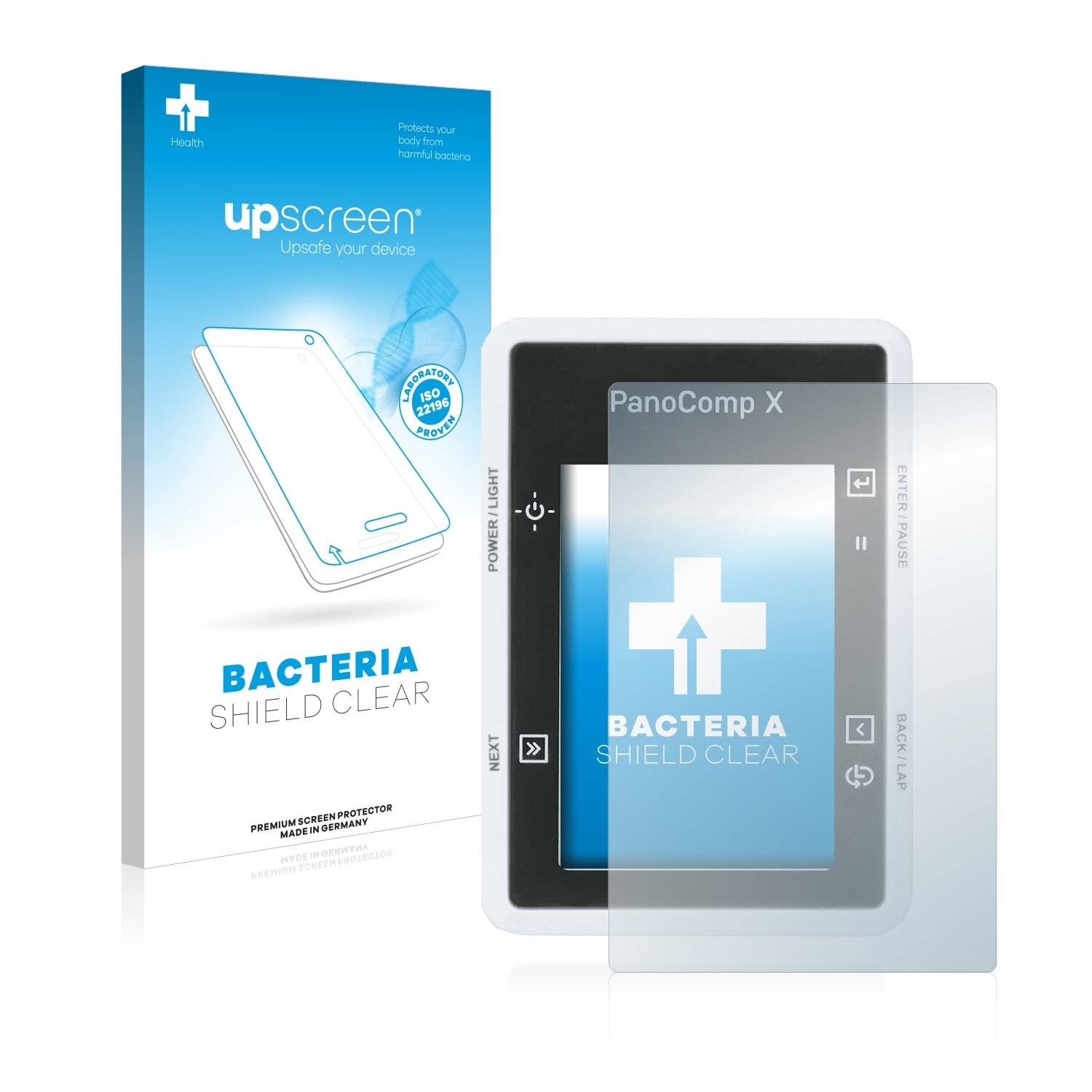 upscreen Bacteria Shield Clear Premium Antibakterielle Displayschutzfolie für Topeak