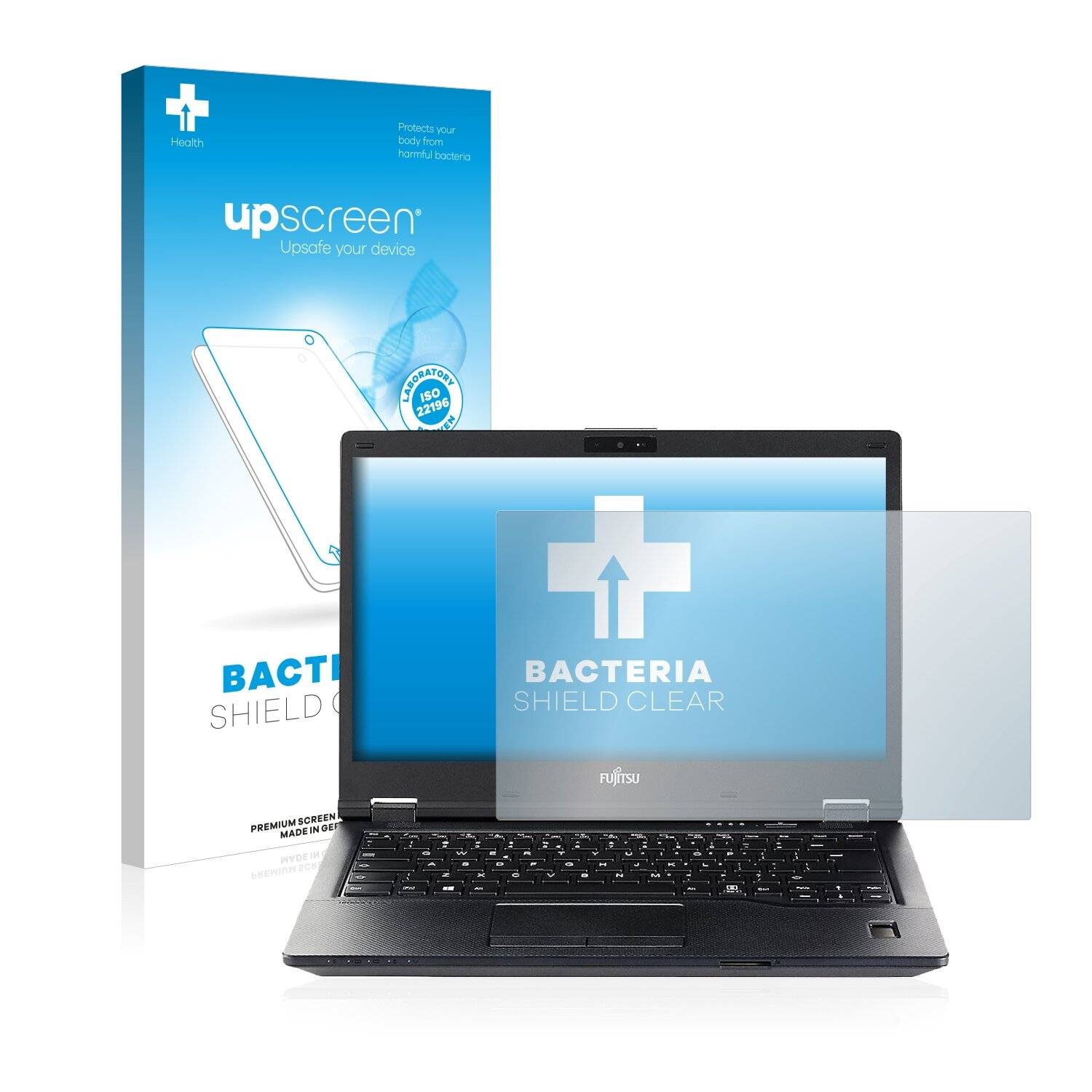 upscreen Bacteria Shield Clear Premium Antibakterielle Displayschutzfolie für Fujitsu