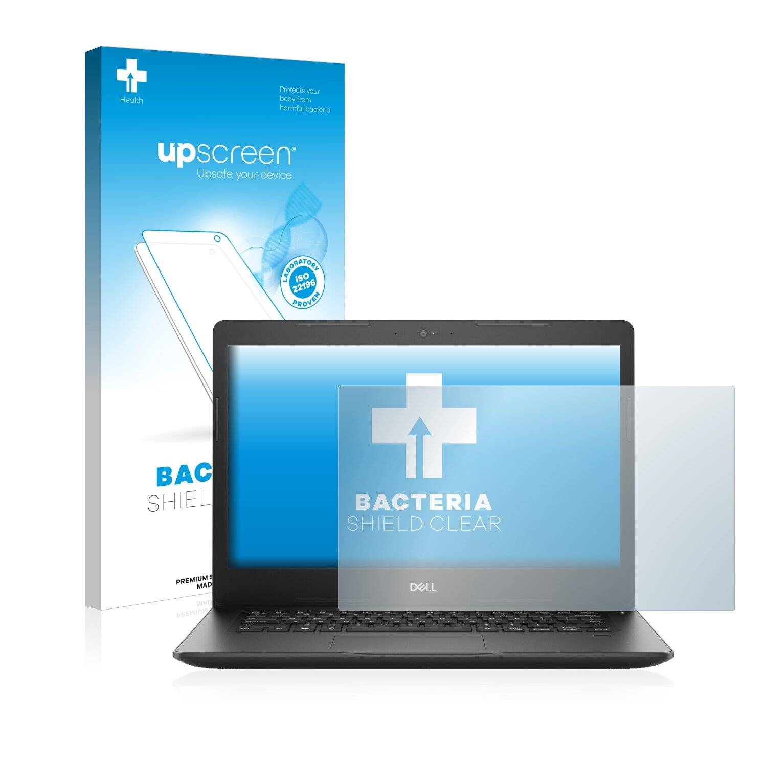 upscreen Bacteria Shield Clear Premium Antibakterielle Displayschutzfolie für Dell Latitude