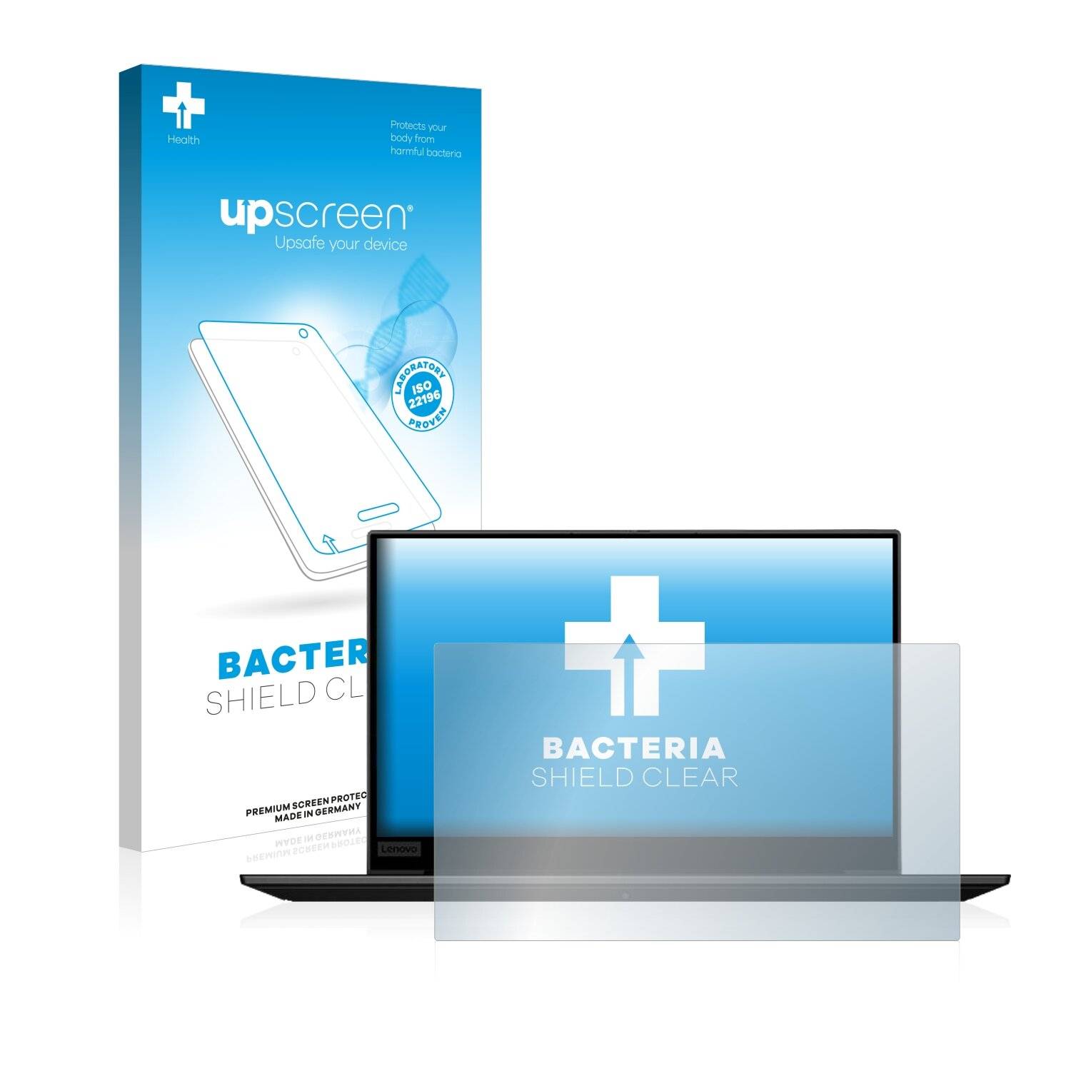 upscreen Bacteria Shield Clear Premium Antibakterielle Displayschutzfolie für Lenovo