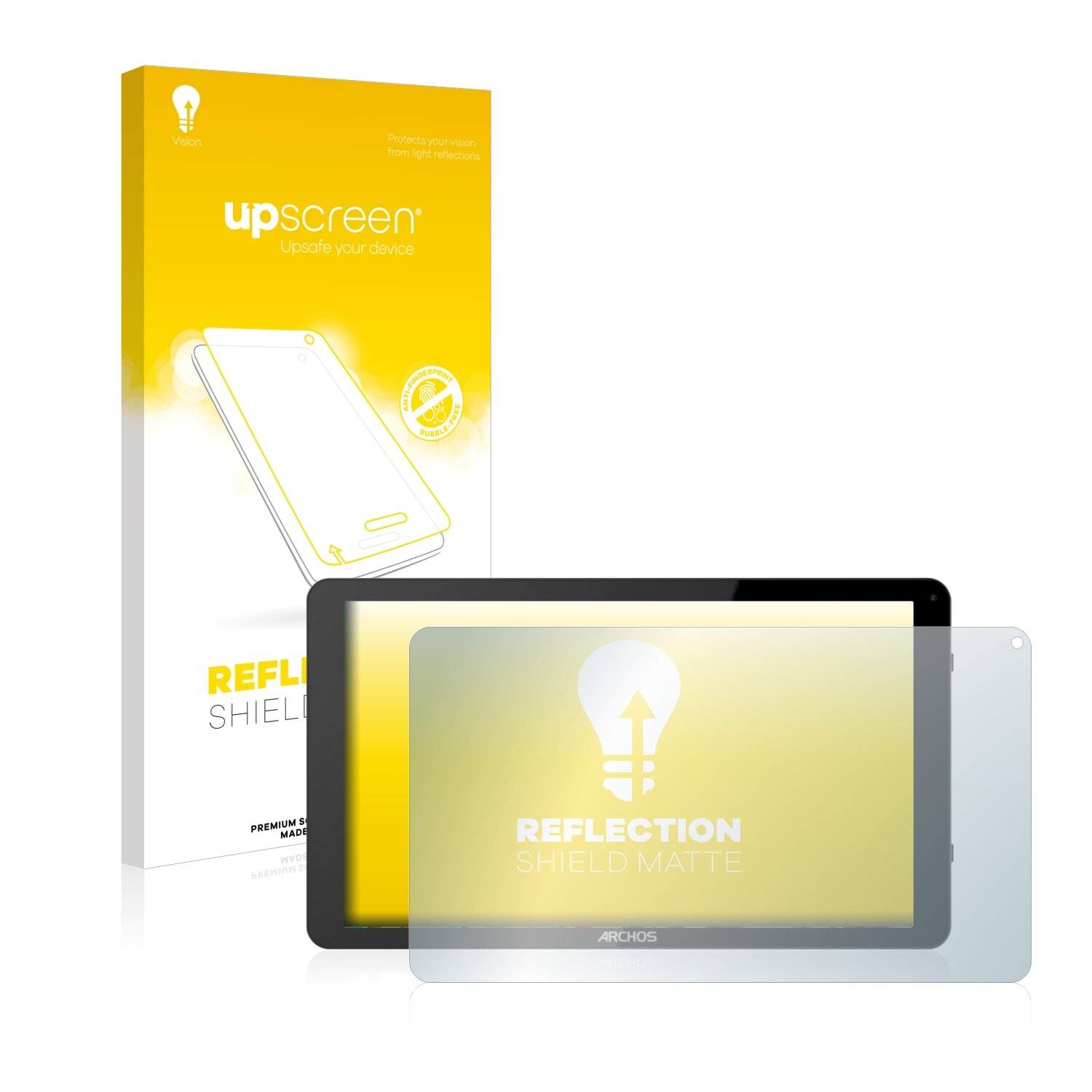 upscreen Reflection Shield Matte Premium Displayschutzfolie für Archos 101f