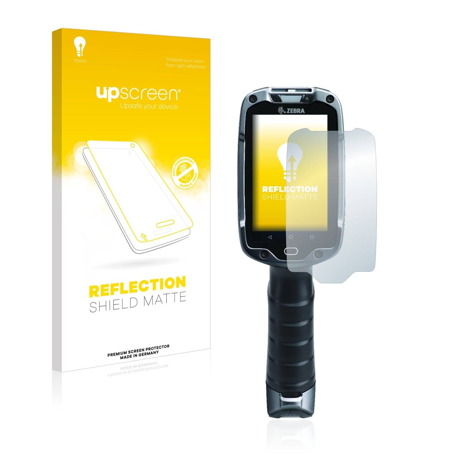 upscreen Reflection Shield Matte Premium Displayschutzfolie für Zebra