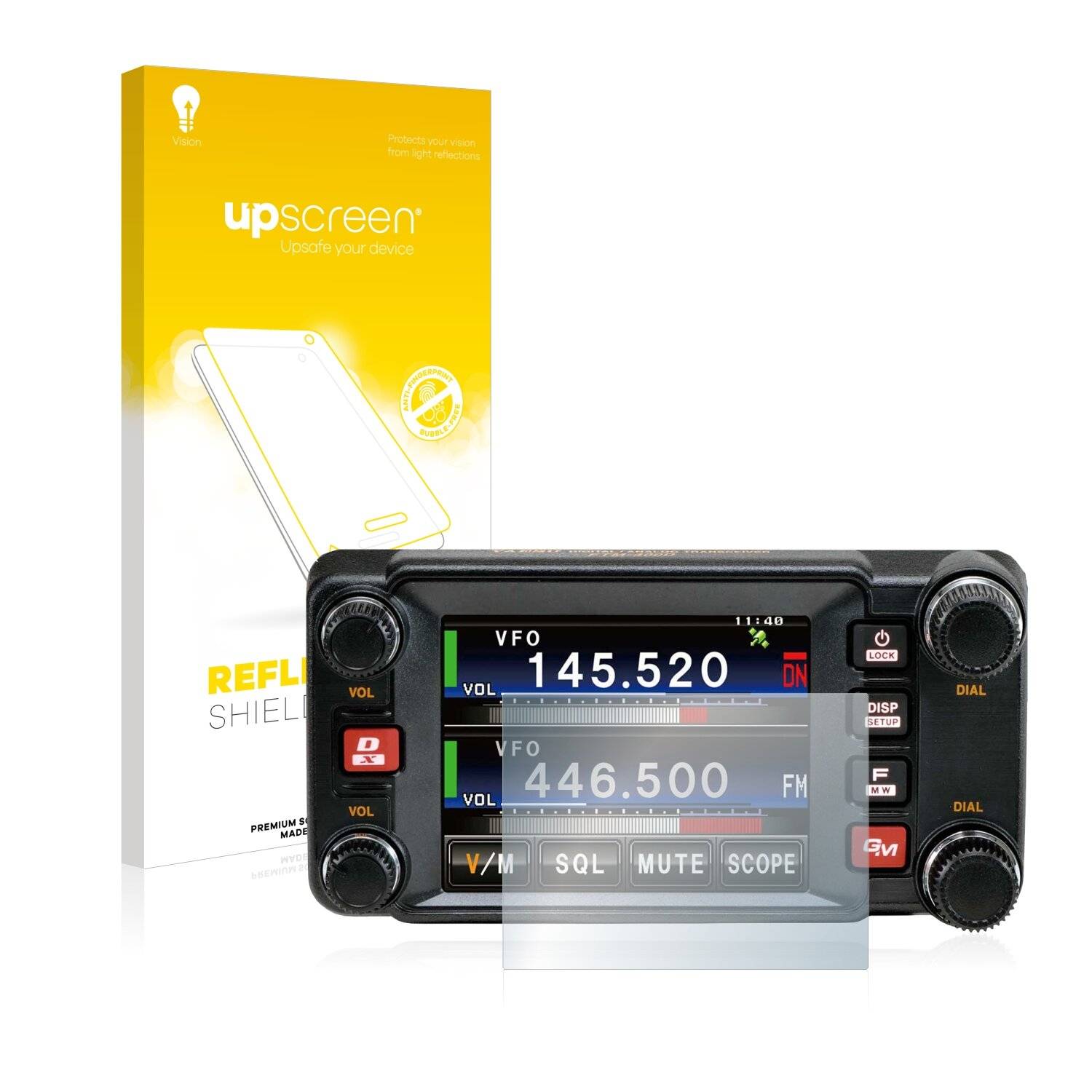 upscreen Reflection Shield Matte Premium Displayschutzfolie für Yaesu