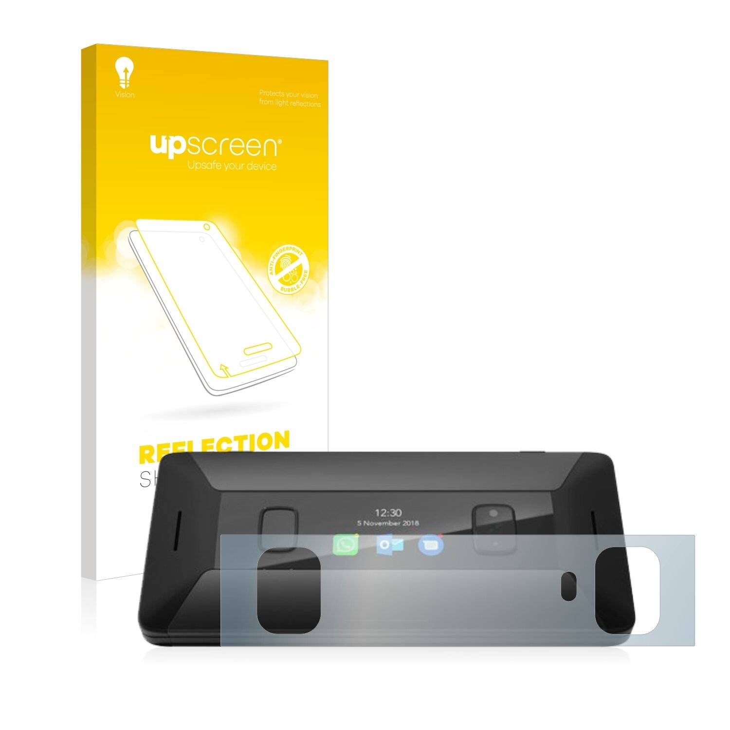 upscreen Reflection Shield Matte Premium Displayschutzfolie für Cosmo Communicator (Äußeres