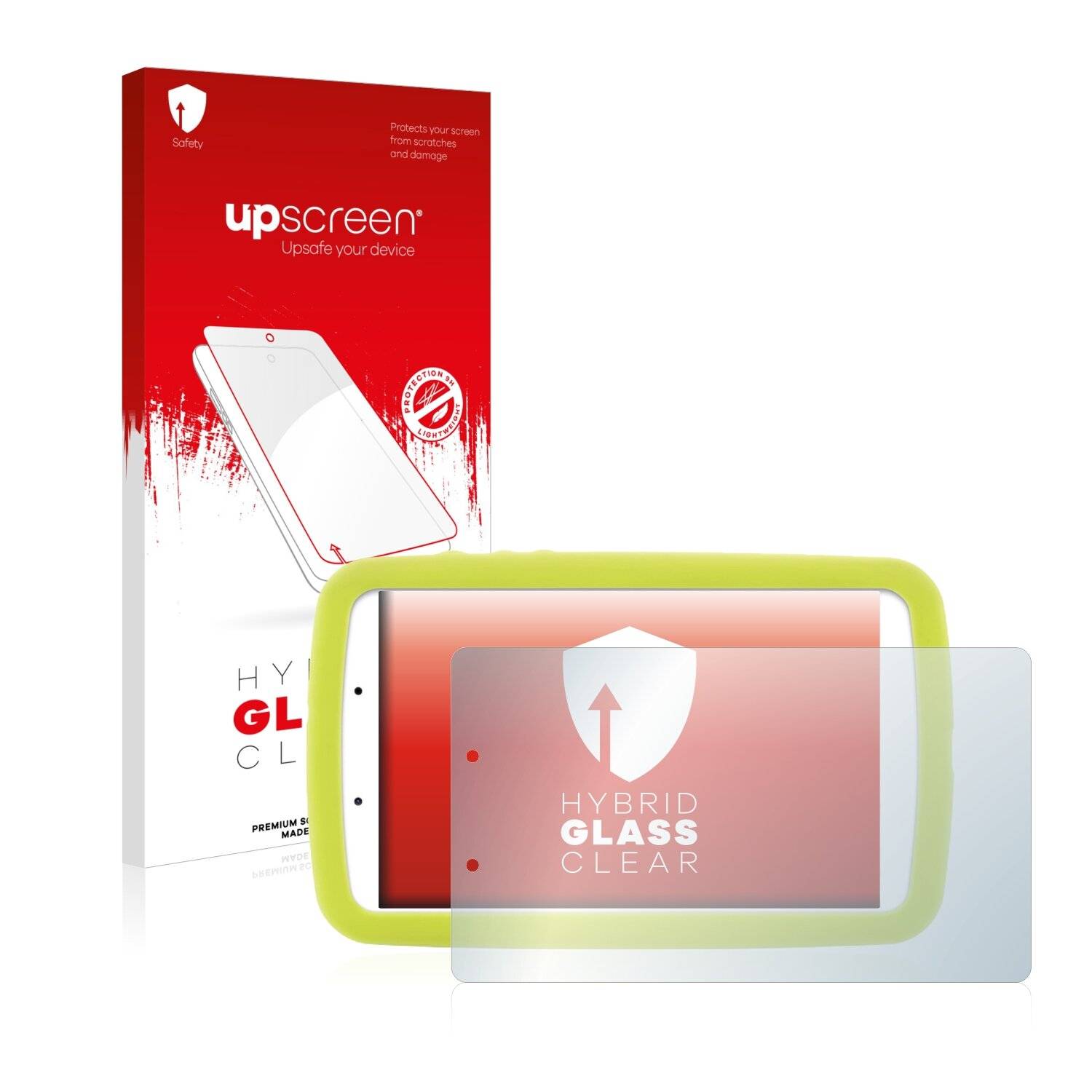 upscreen Hybrid Glass Clear Premium Schutzglas Folie für Samsung Galaxy Tab A Kids Edition