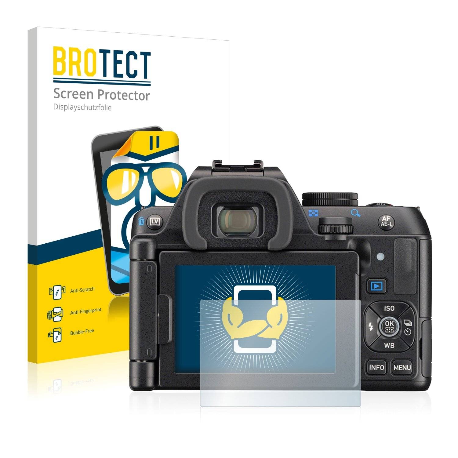 2x BROTECT HD-Clear Displayschutzfolie für Pentax