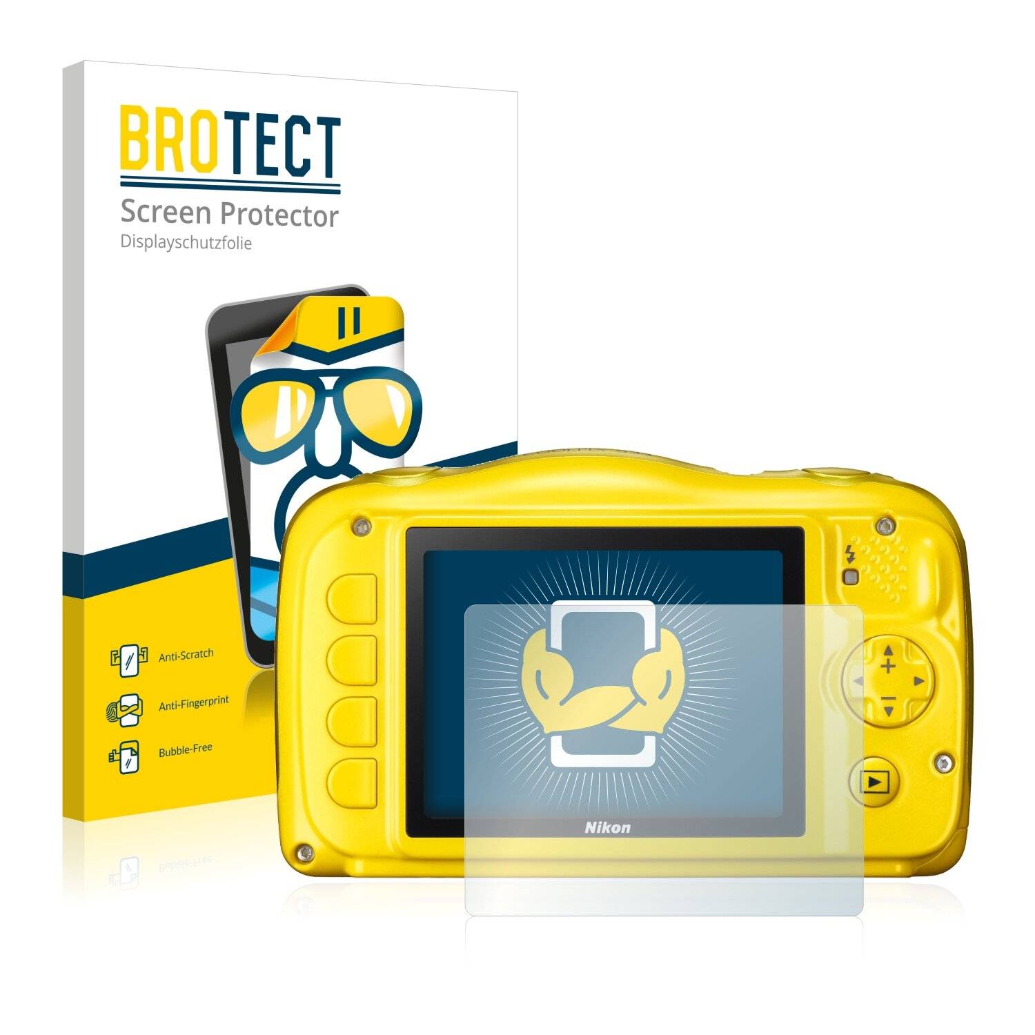 2x BROTECT HD-Clear Displayschutzfolie für Nikon Coolpix