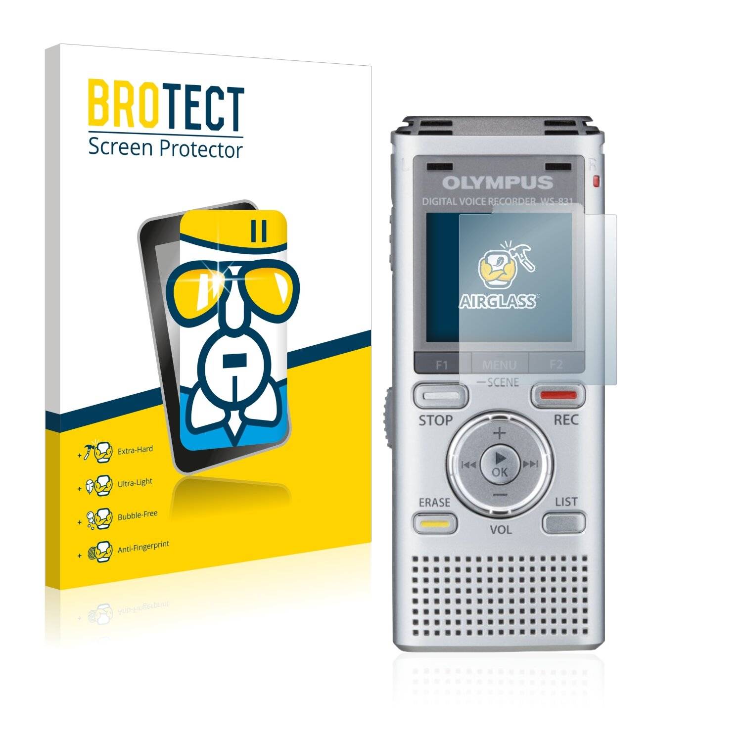 BROTECT AirGlass Schutzglas Folie für Olympus