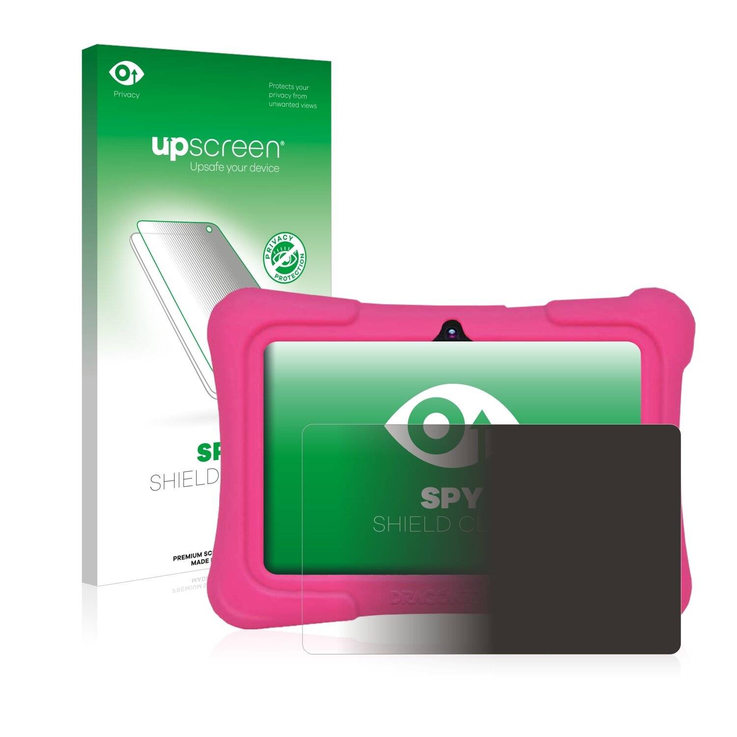 upscreen Spy Shield Clear Premium Blickschutzfolie für Dragon Touch Y88X