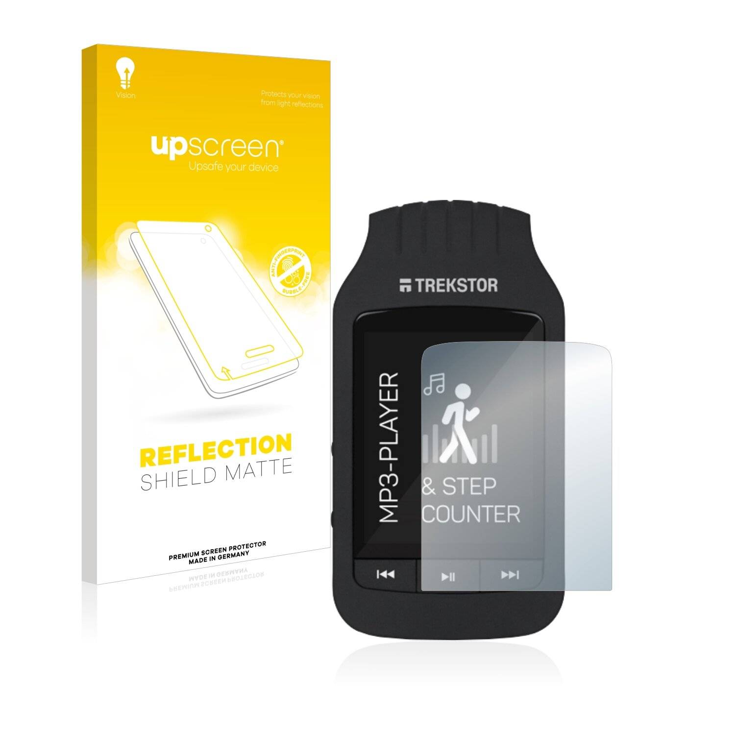 upscreen Reflection Shield Matte Premium Displayschutzfolie für TrekStor i.Beat Jump