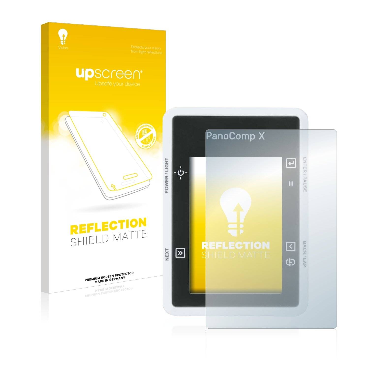 upscreen Reflection Shield Matte Premium Displayschutzfolie für Topeak Panocomp