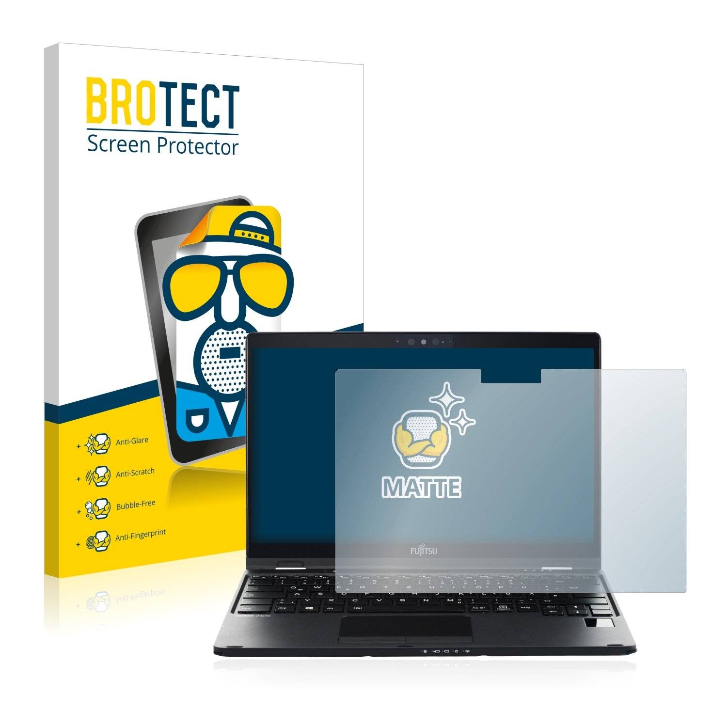 BROTECT Matte Displayschutzfolie für Fujitsu Lifebook U939X - Entspiegelt,