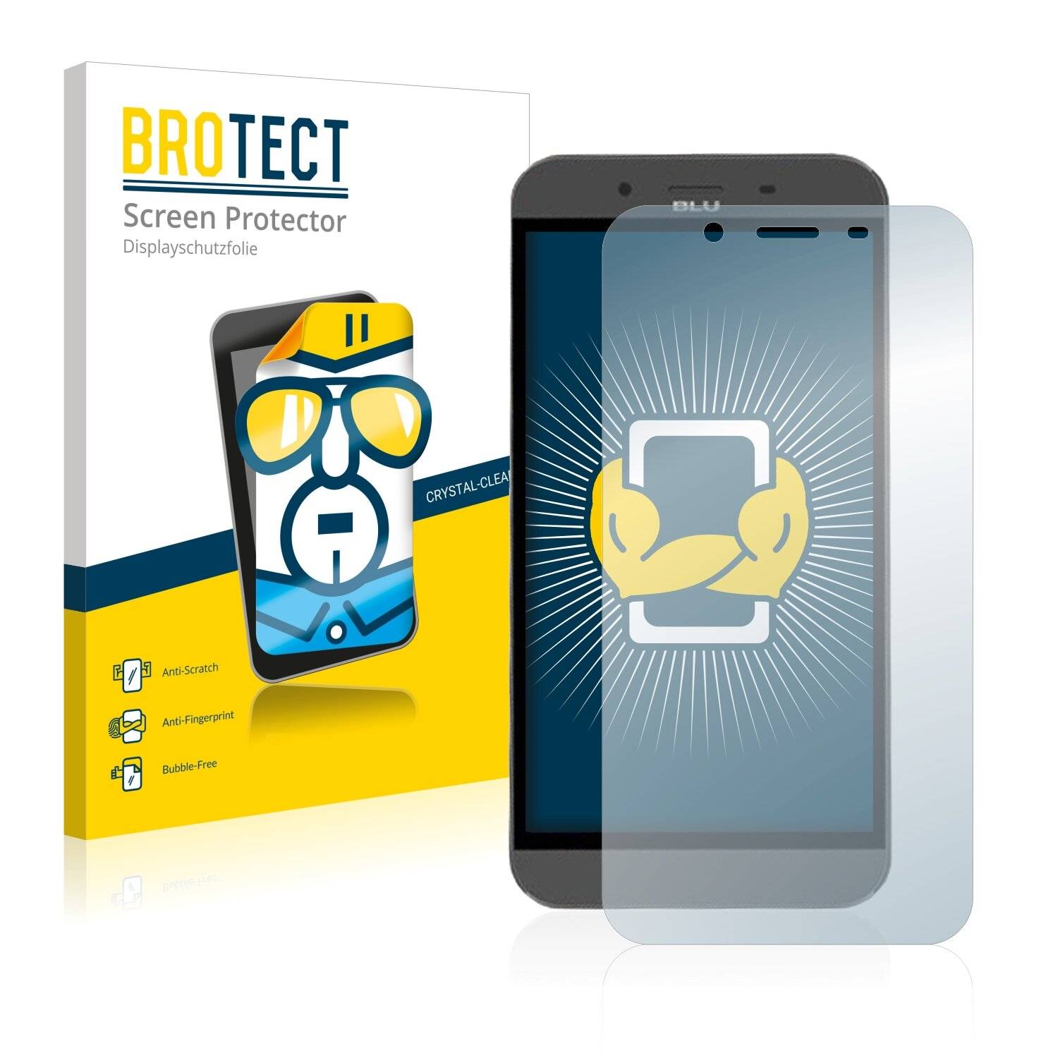 2x BROTECT HD-Clear Displayschutzfolie für BLU Studio