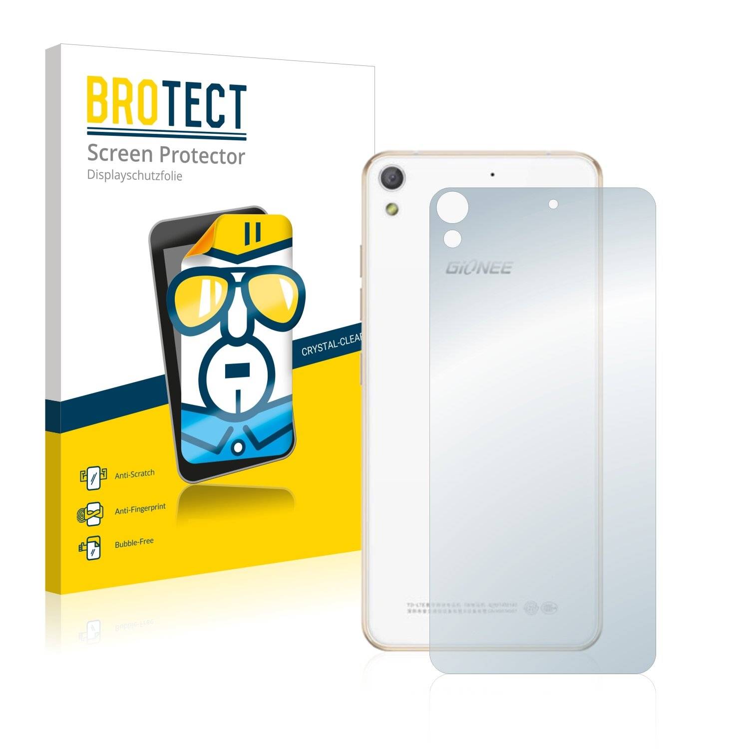 2x BROTECT HD-Clear Displayschutzfolie für Gionee Elife S5.1 Pro