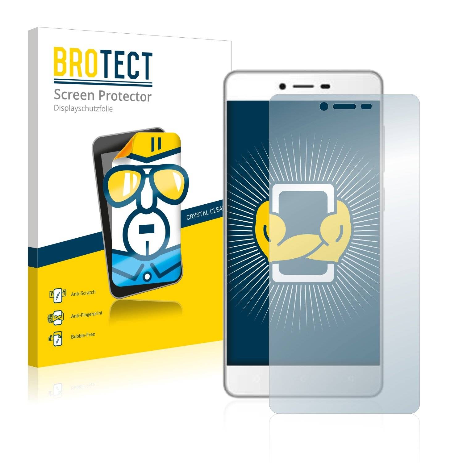 2x BROTECT HD-Clear Displayschutzfolie für Gionee