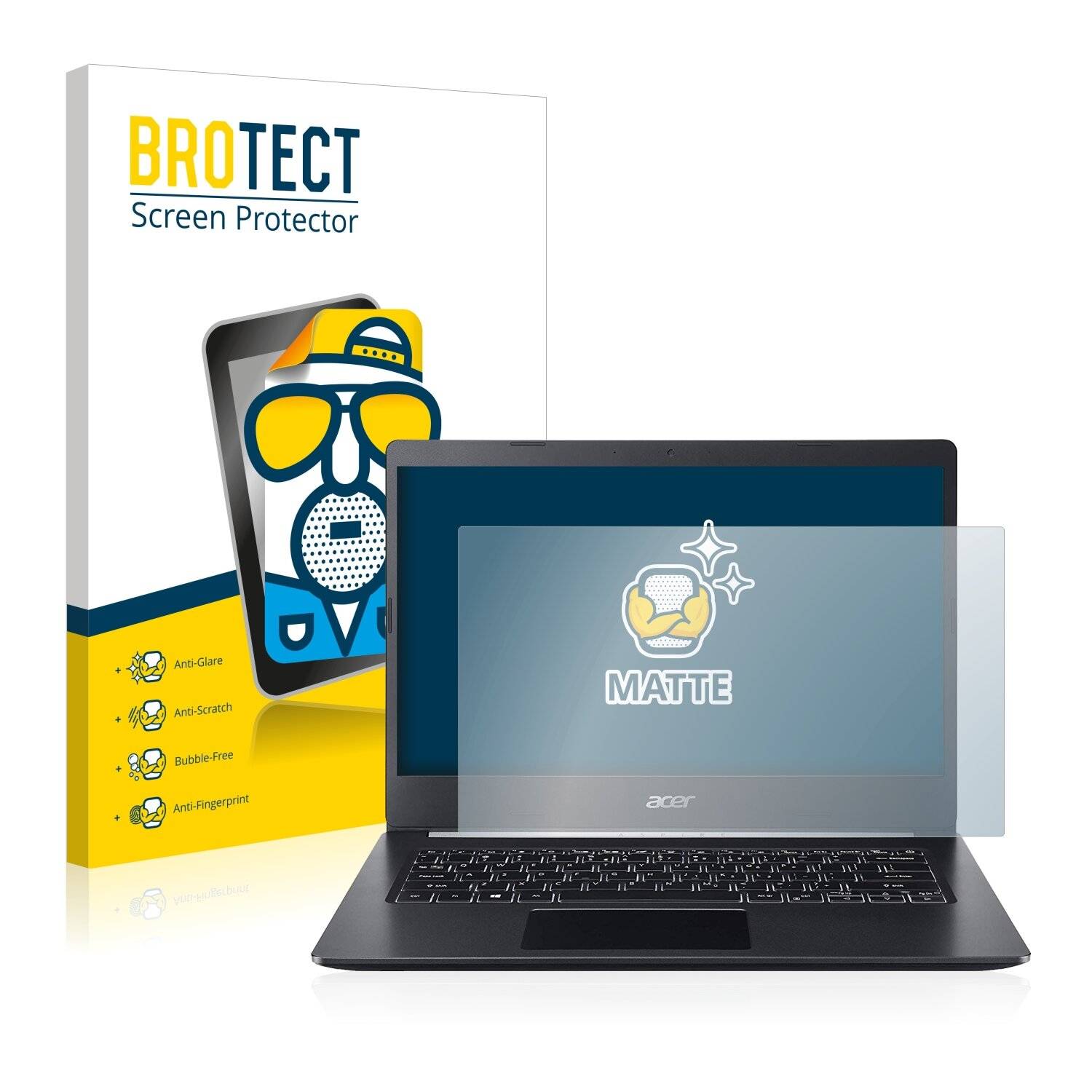 BROTECT Matte Displayschutzfolie für Acer Aspire 5 A514 - Entspiegelt,