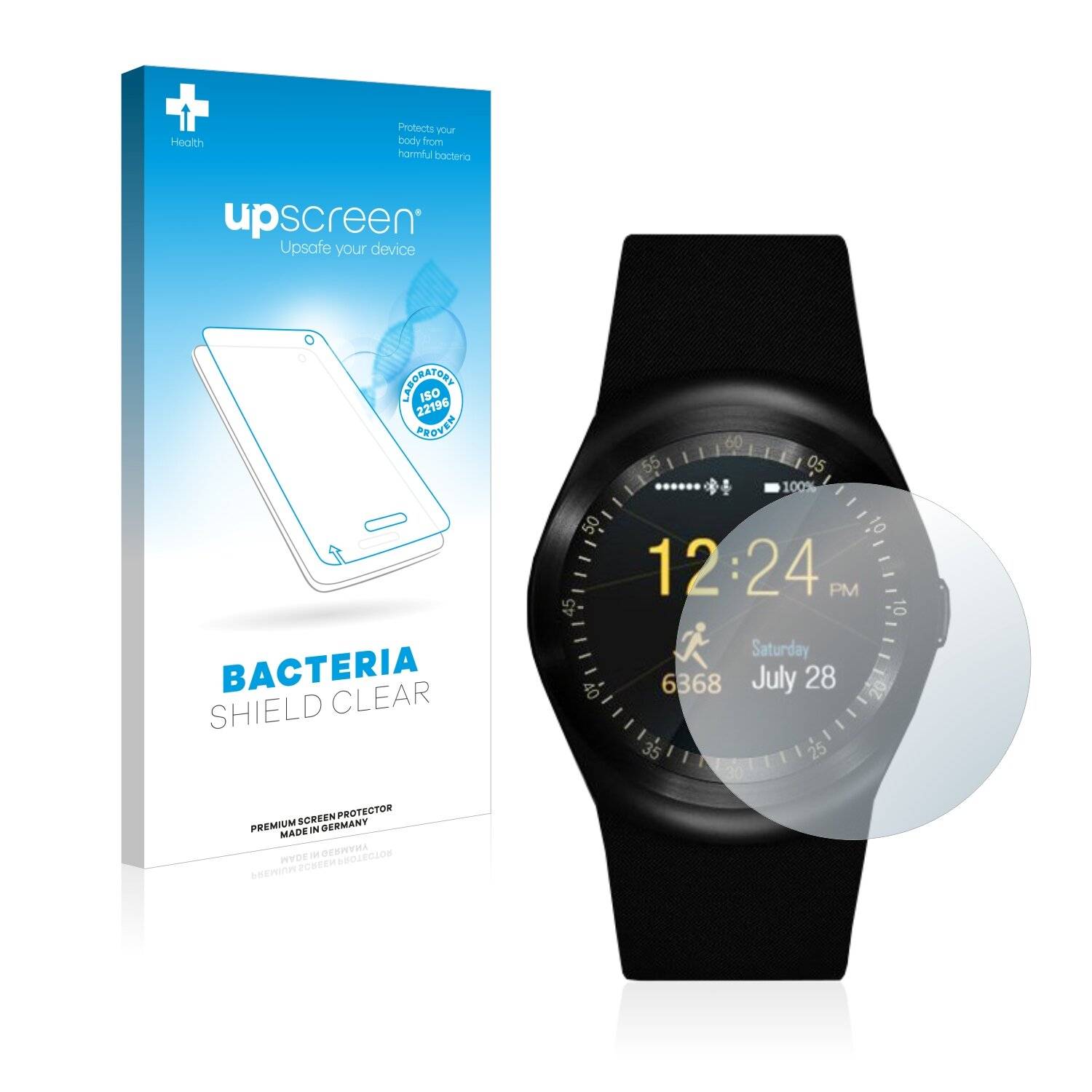upscreen Bacteria Shield Clear Premium Antibakterielle Displayschutzfolie für Technaxx TG