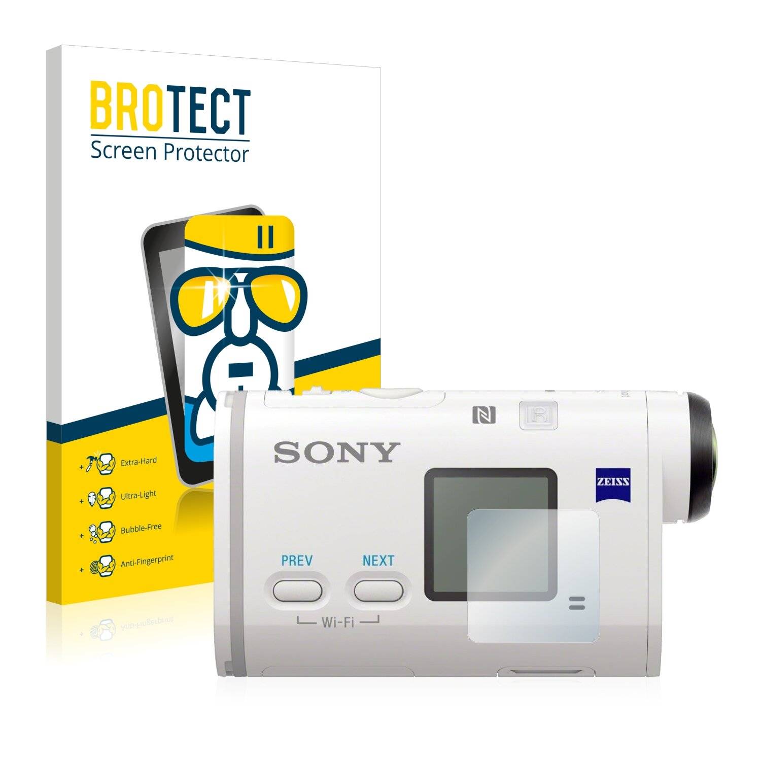 BROTECT AirGlass Schutzglas Folie für Sony