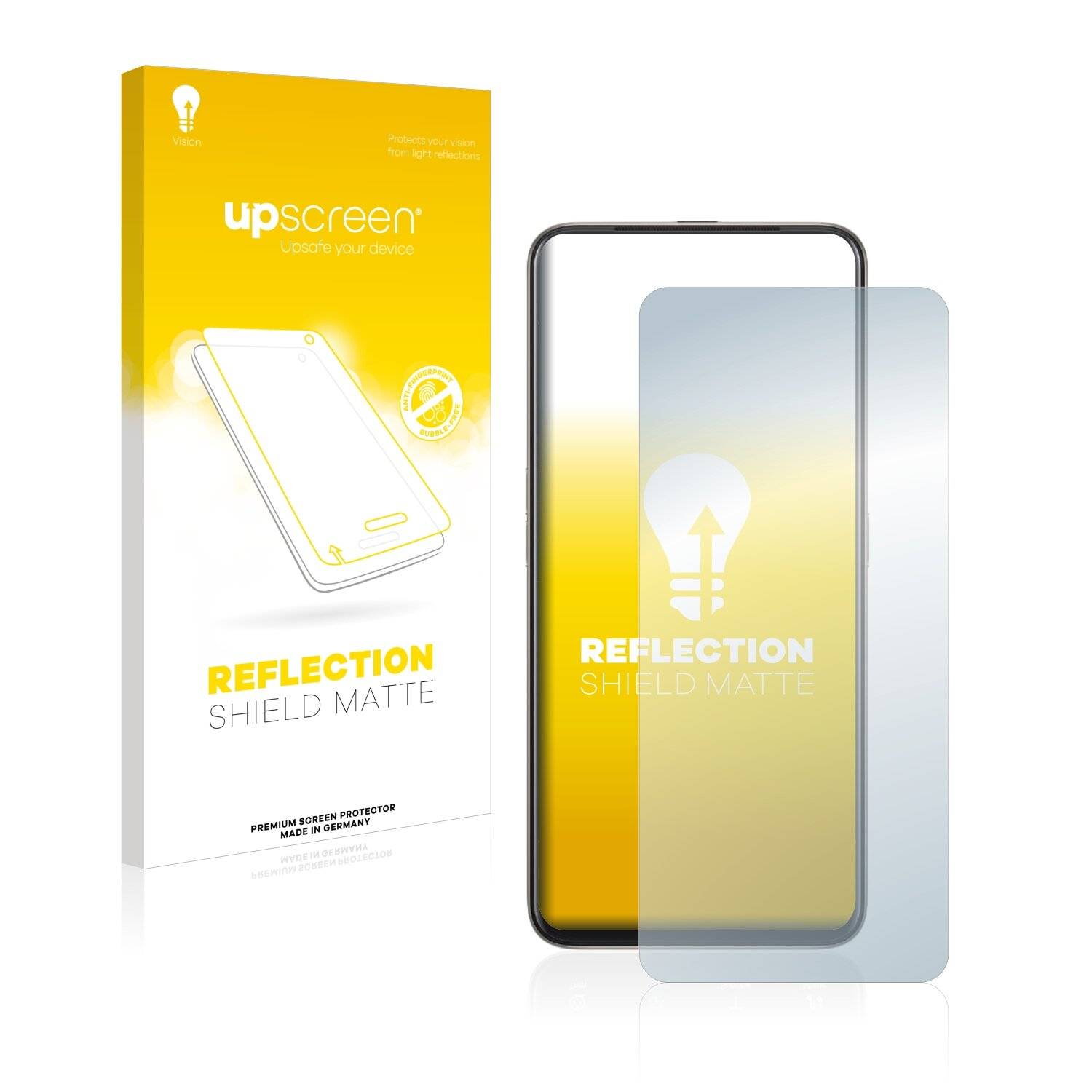 upscreen Reflection Shield Matte Premium Displayschutzfolie für Oppo Reno 2