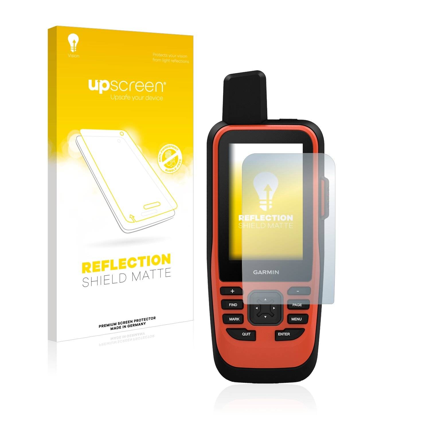 upscreen Reflection Shield Matte Premium Displayschutzfolie für Garmin GPSMAP