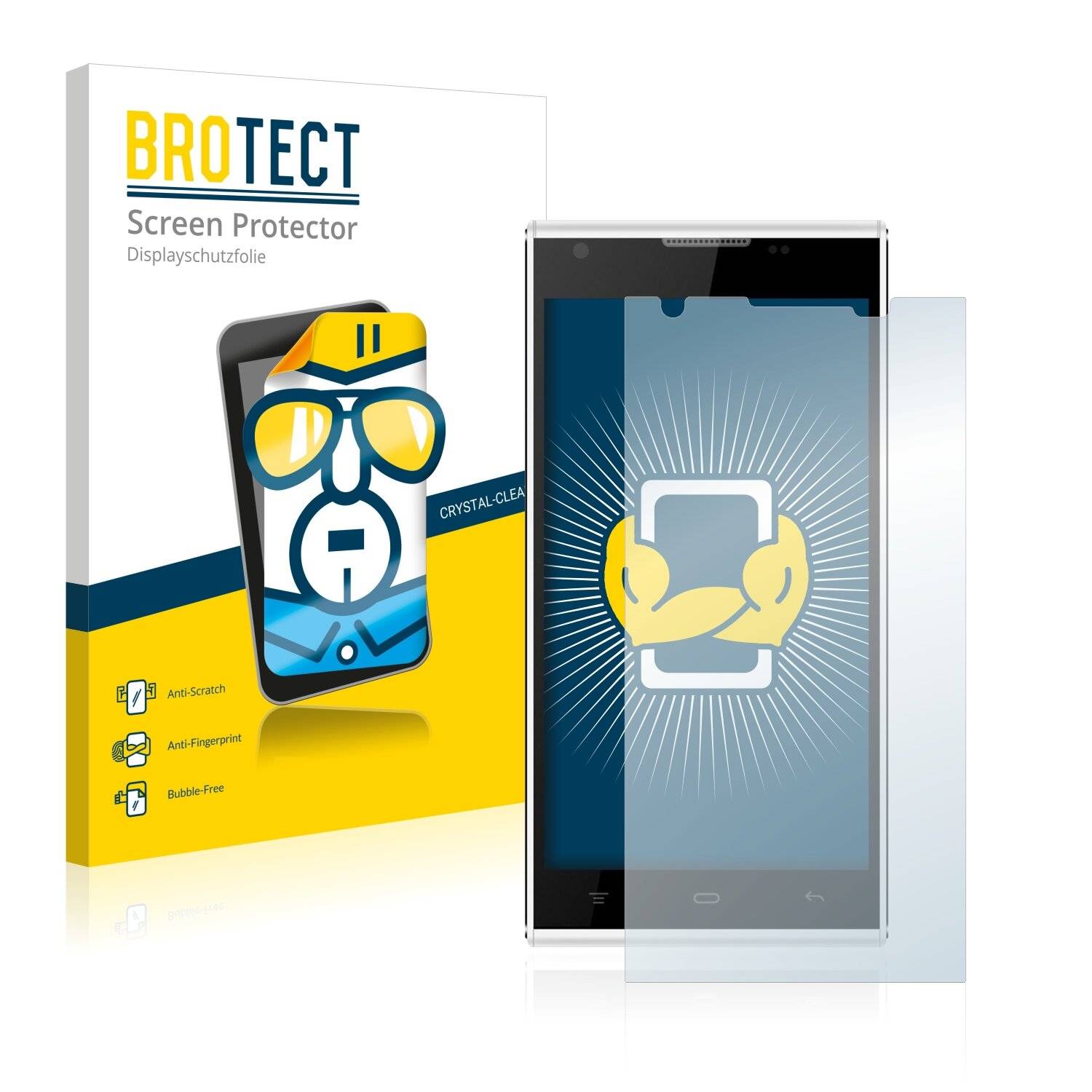 2x BROTECT HD-Clear Displayschutzfolie für Cubot