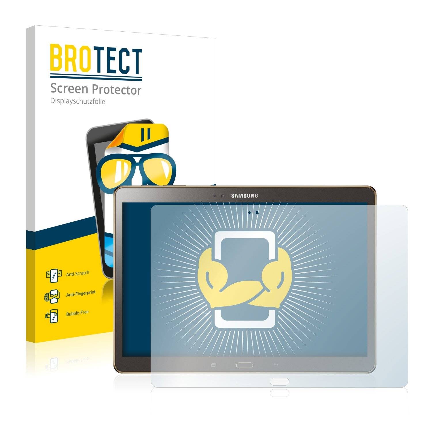 2x BROTECT HD-Clear Displayschutzfolie für Samsung Galaxy Tab S 10.5