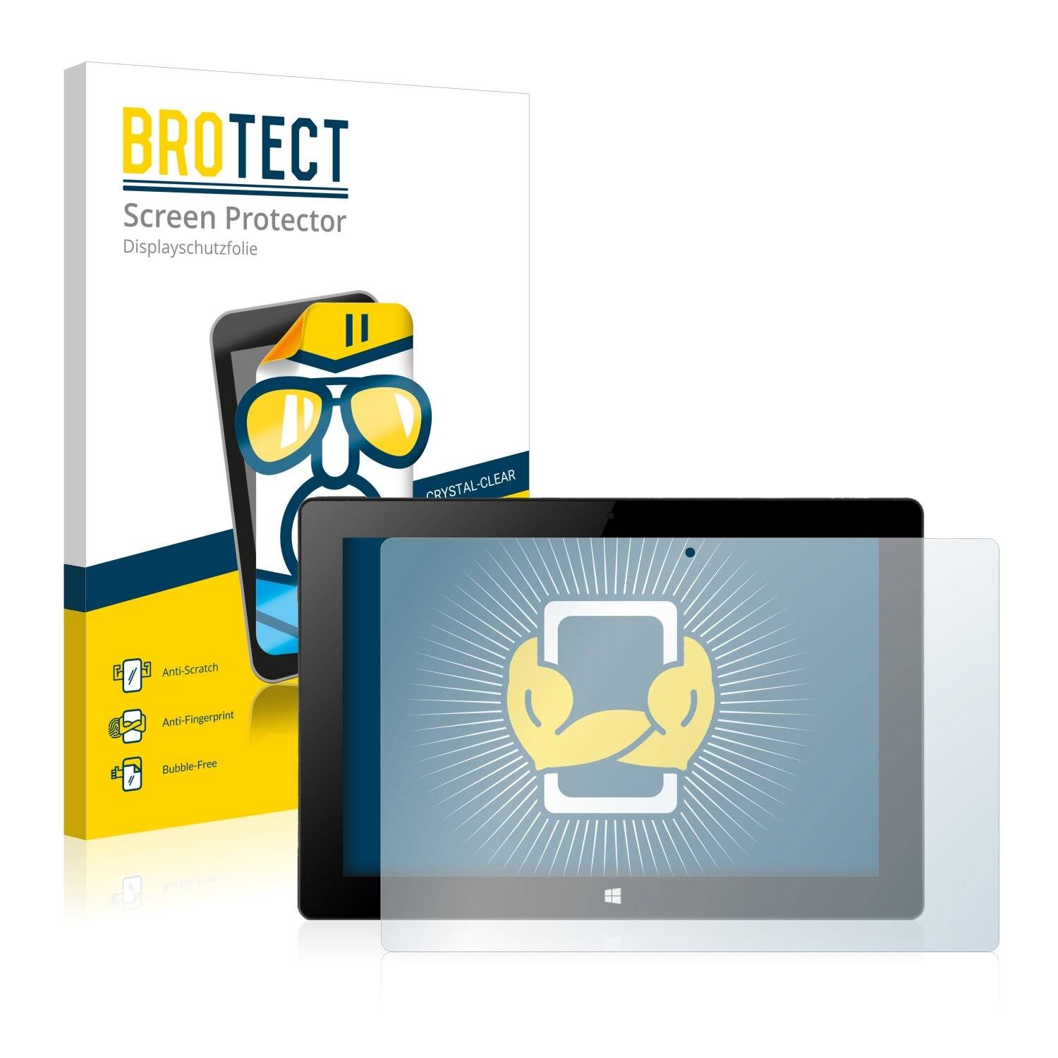 2x BROTECT HD-Clear Displayschutzfolie für Xoro PAD