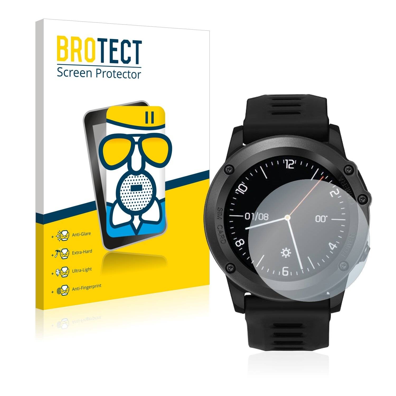 BROTECT AirGlass Matte Schutzglas Folie für Leotec Swim