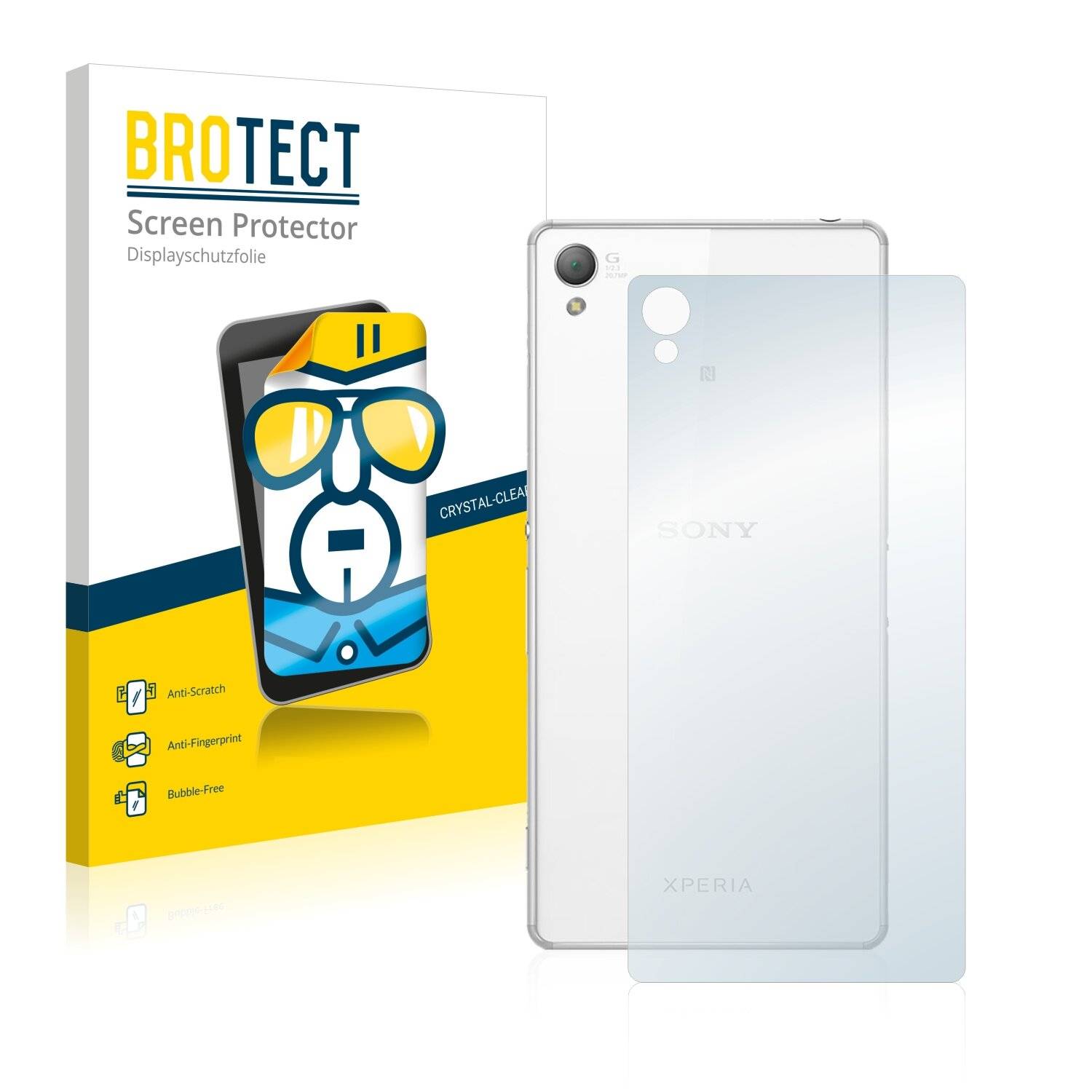 2x BROTECT HD-Clear Displayschutzfolie für Sony Xperia Z3 D6643
