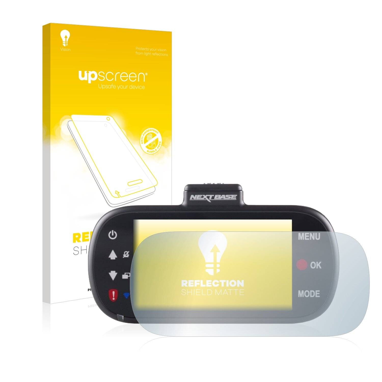 upscreen Reflection Shield Matte Premium Displayschutzfolie für Nextbase