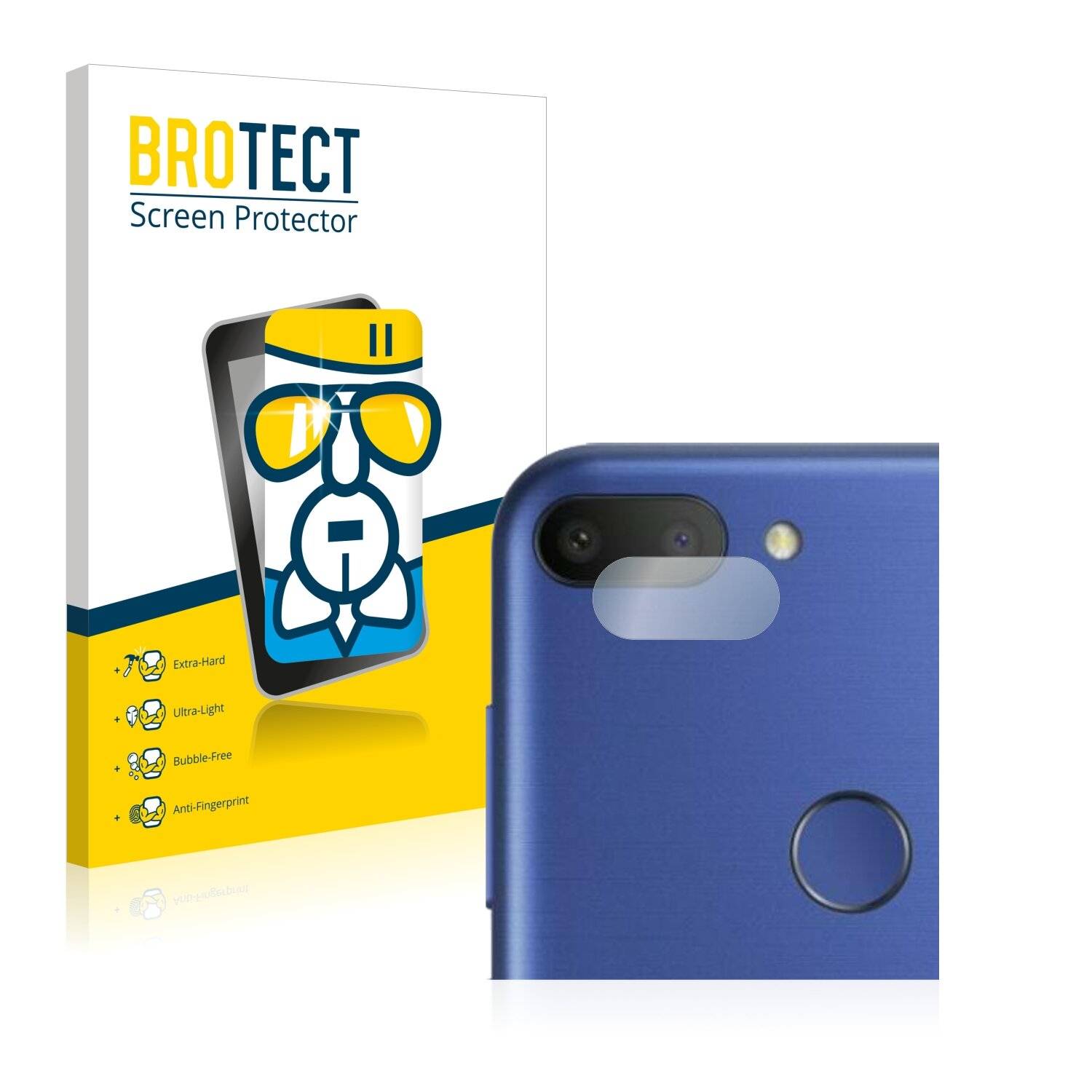 BROTECT AirGlass Schutzglas Folie für Alcatel 1S 2019 (NUR