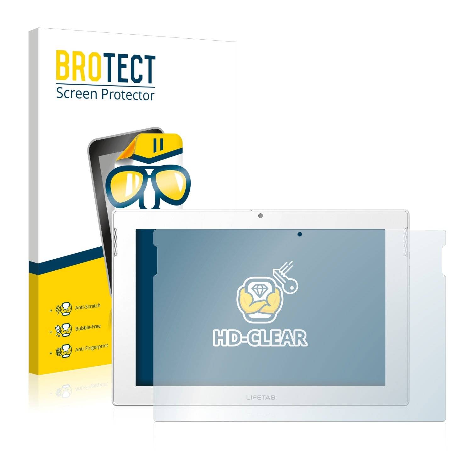 2x BROTECT HD-Clear Displayschutzfolie für Medion Lifetab S10345