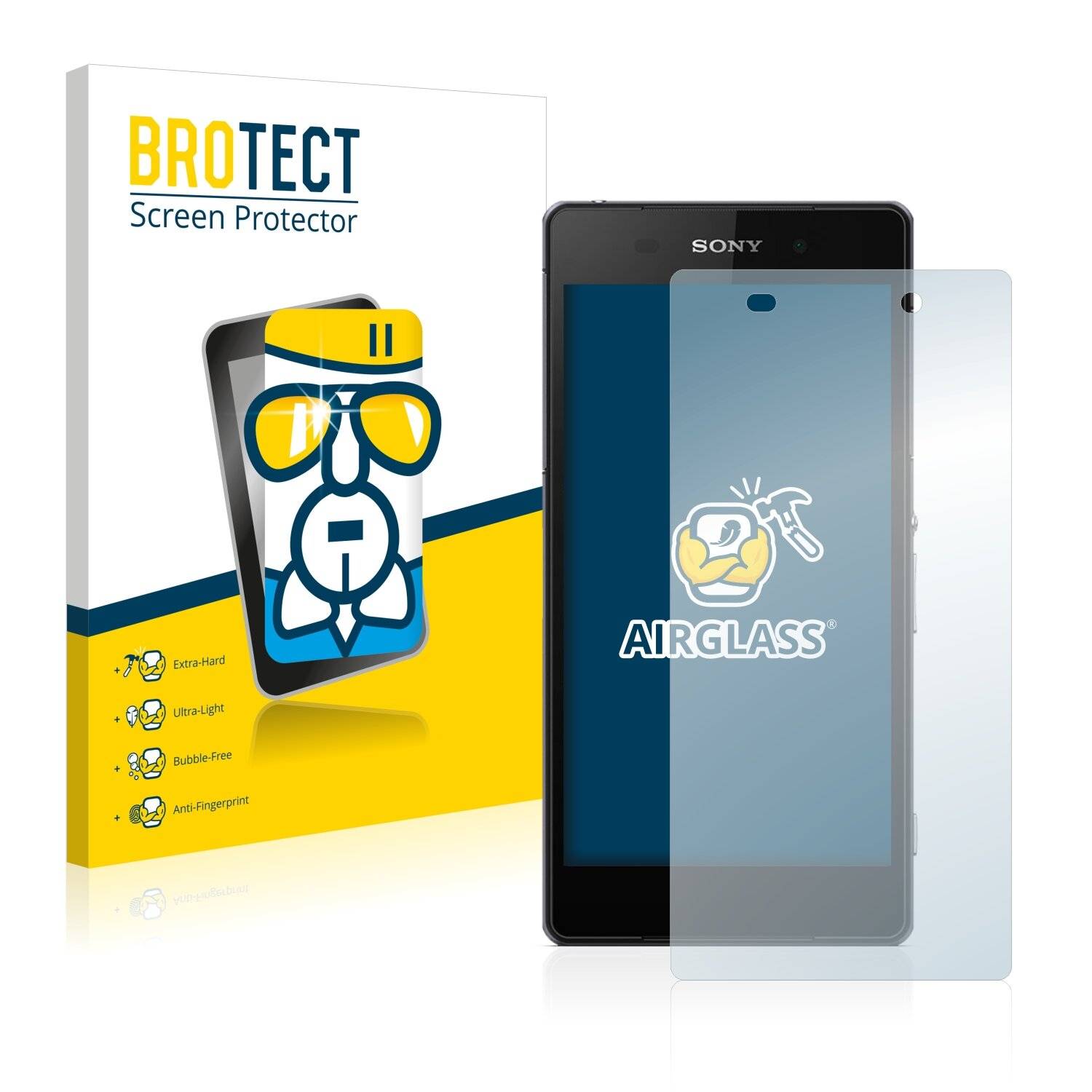 BROTECT AirGlass Schutzglas Folie für Sony Xperia Sirius