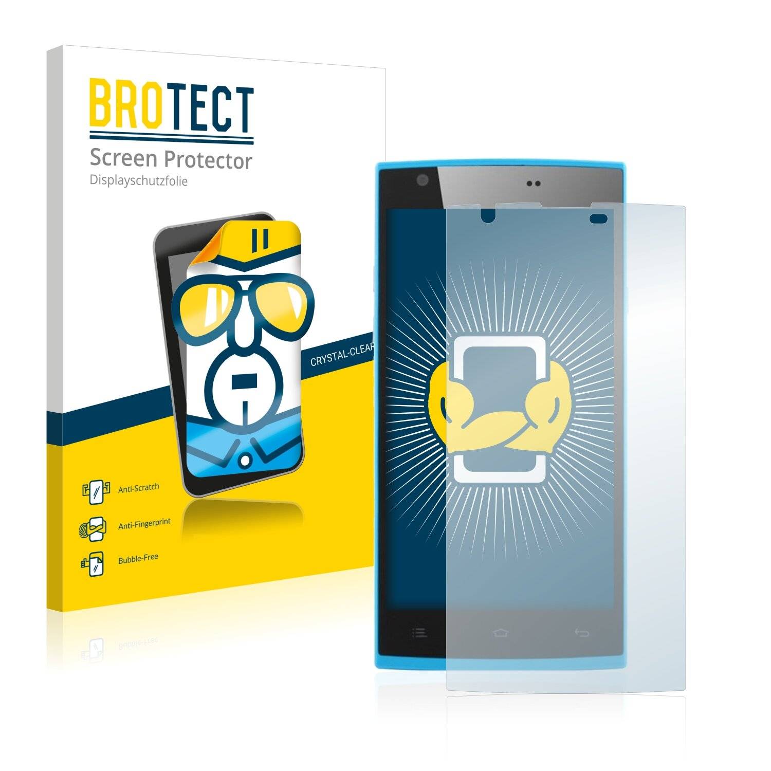 2x BROTECT HD-Clear Displayschutzfolie für Zopo