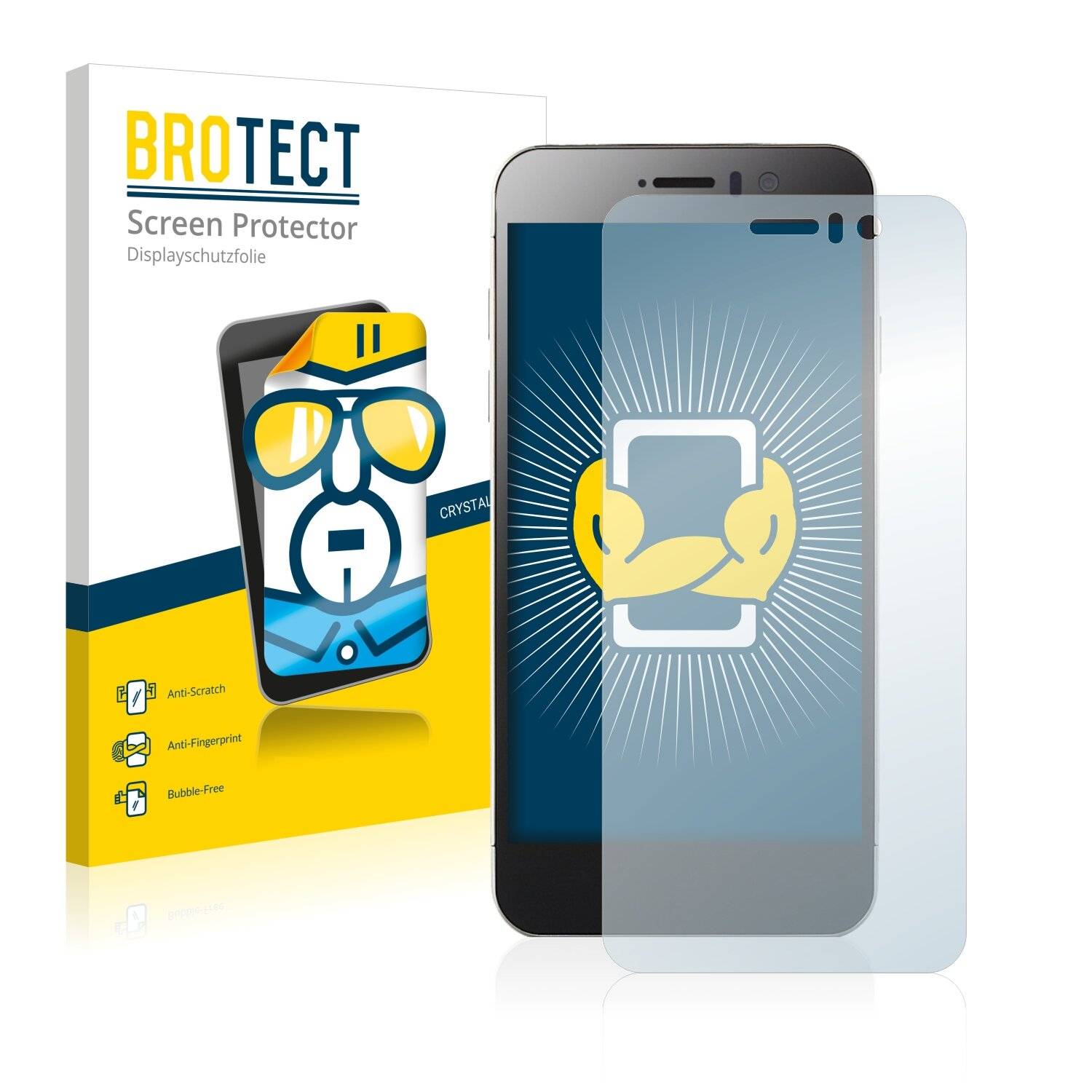 2x BROTECT HD-Clear Displayschutzfolie für Jiayu