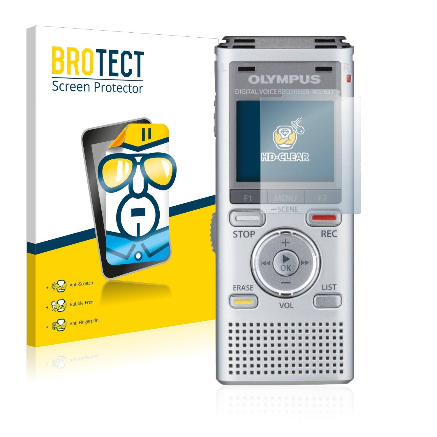 2x BROTECT HD-Clear Displayschutzfolie für Olympus
