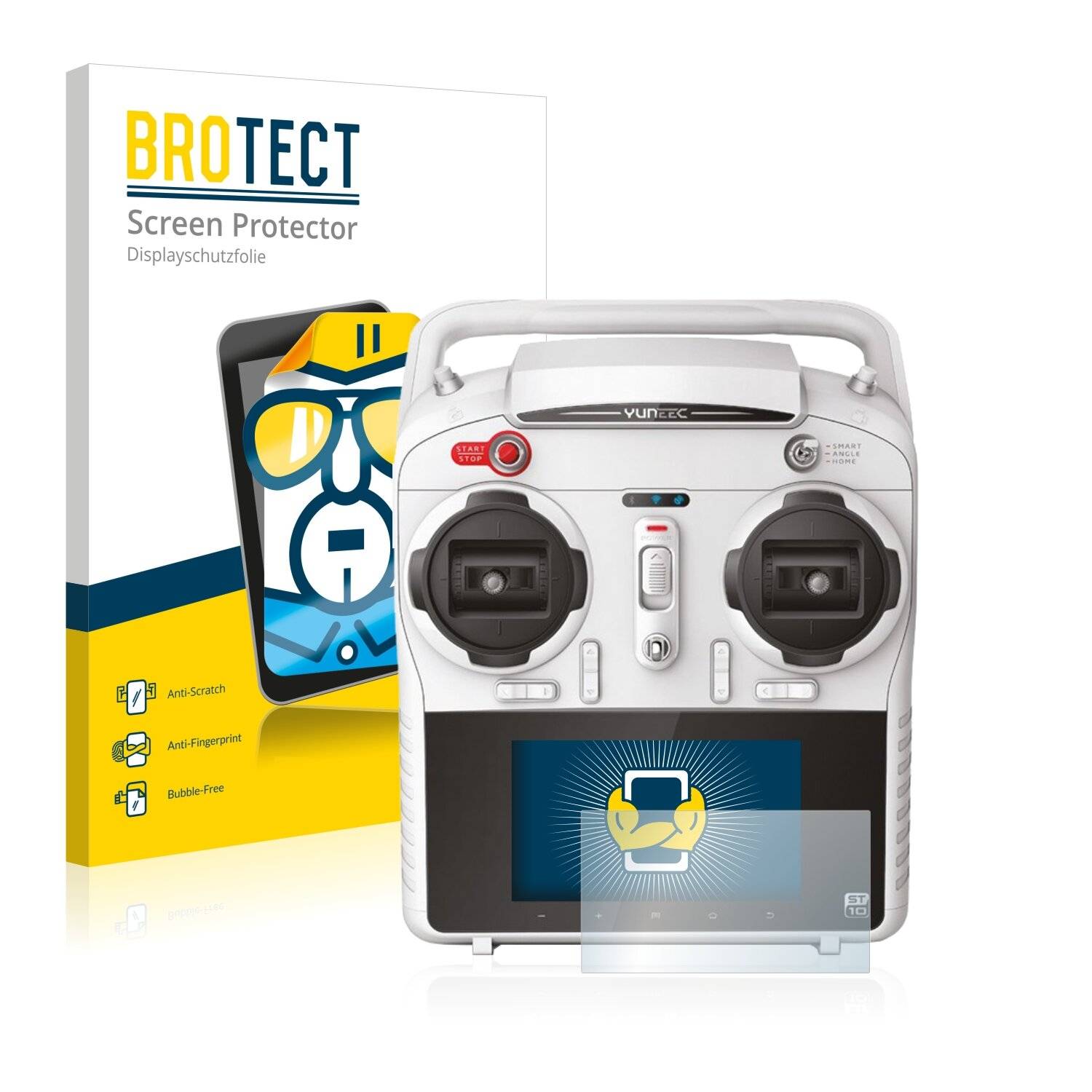 2x BROTECT HD-Clear Displayschutzfolie für Yuneec ST10