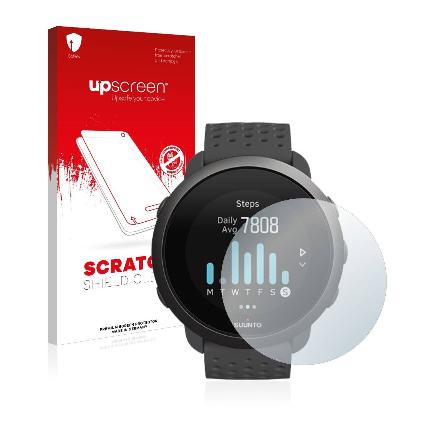 upscreen Scratch Shield Clear Premium Displayschutzfolie für Suunto