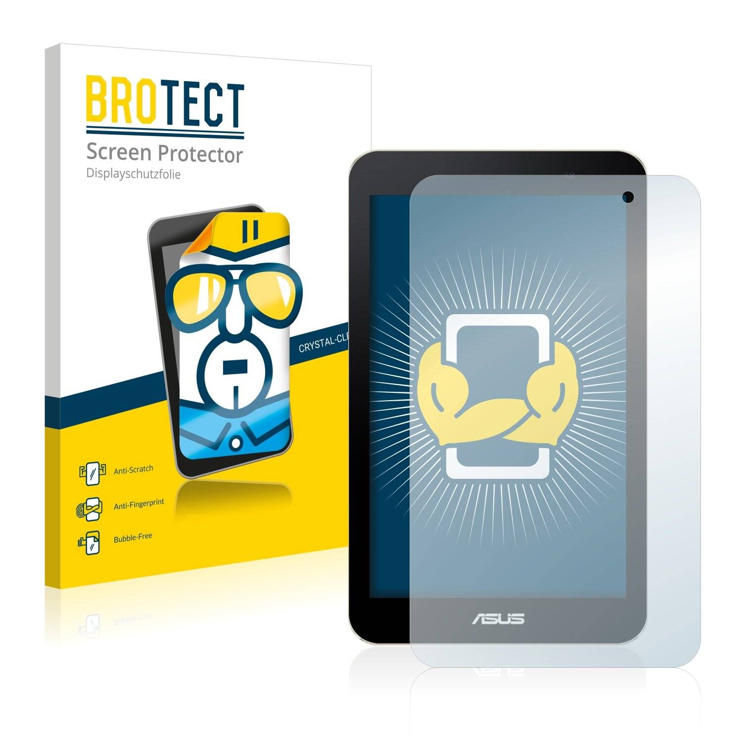 2x BROTECT HD-Clear Displayschutzfolie für Asus MeMo Pad 7