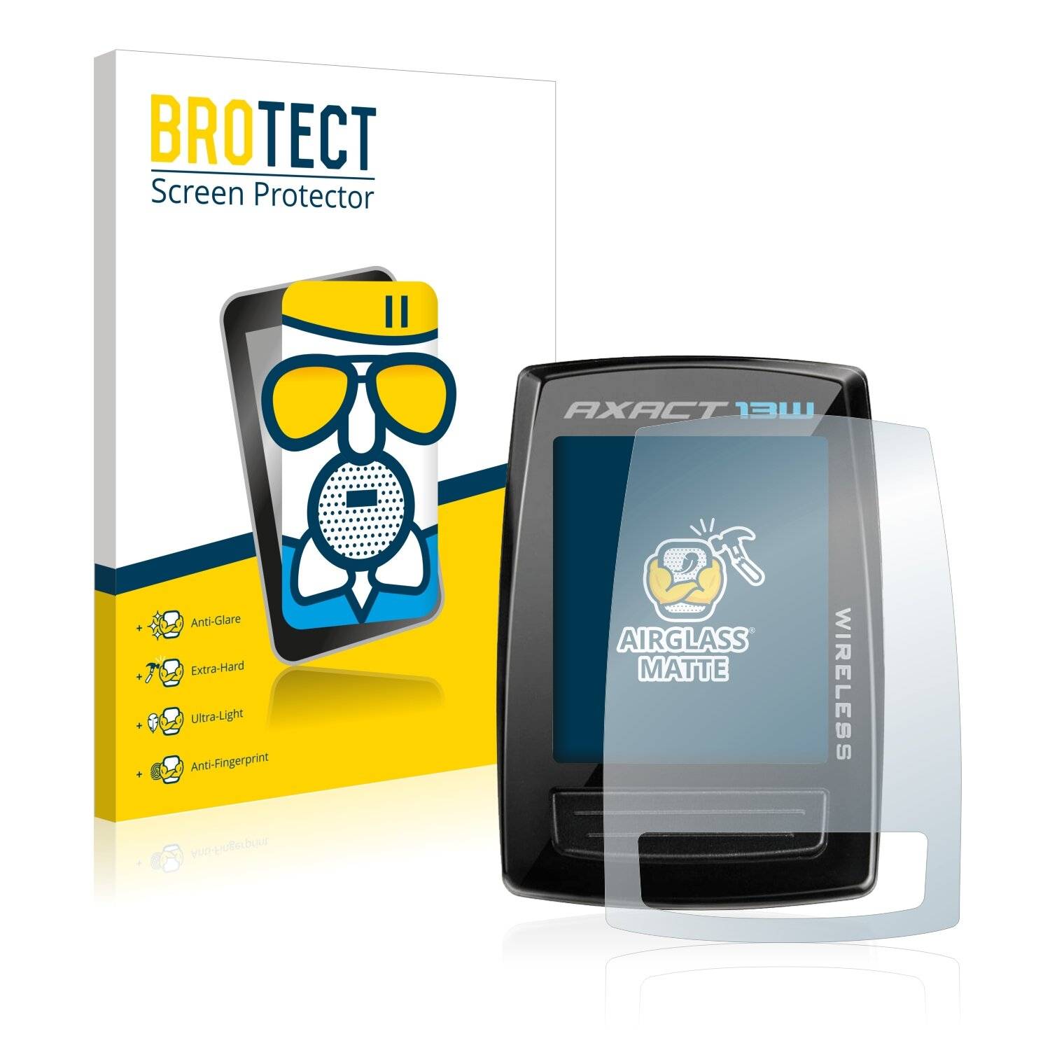 BROTECT AirGlass Matte Schutzglas Folie für Giant Axact
