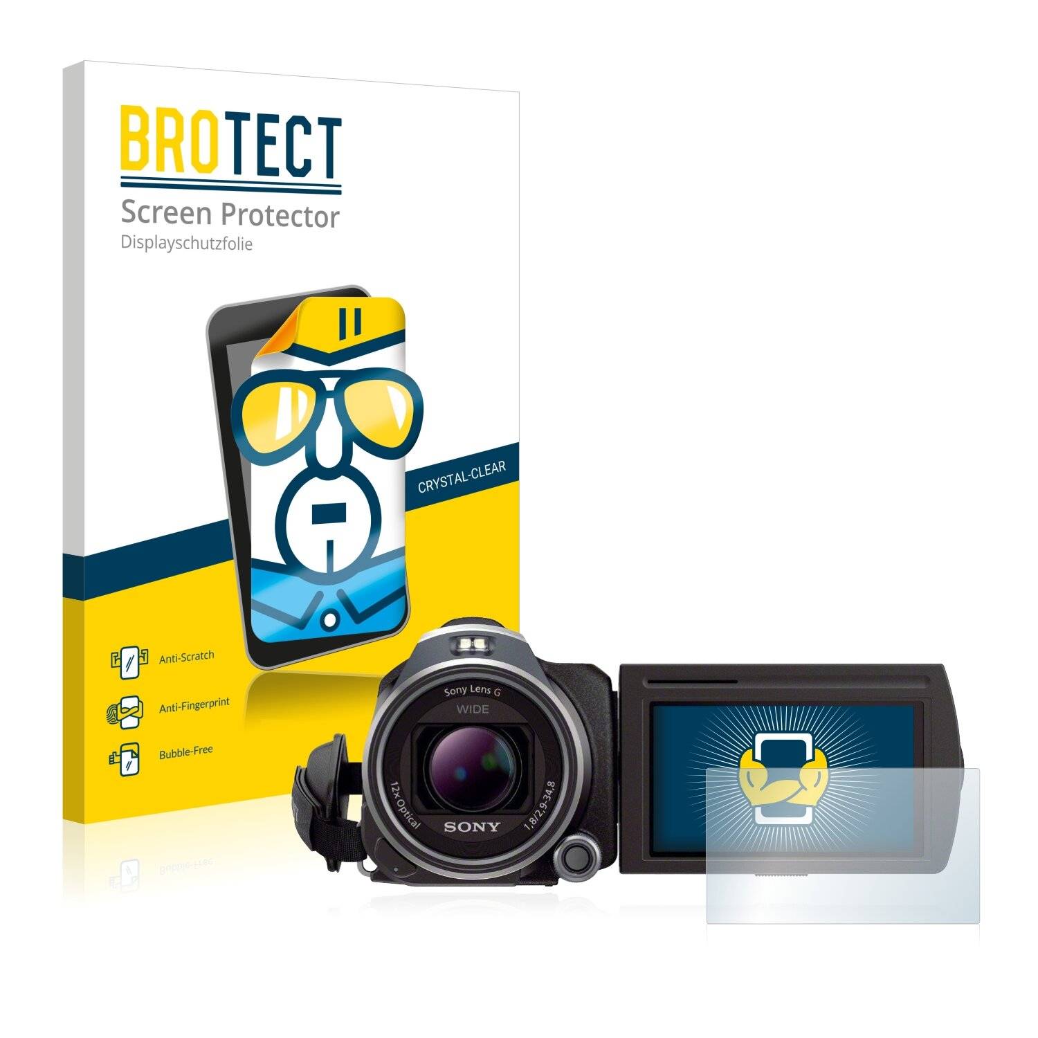 2x BROTECT HD-Clear Displayschutzfolie für Sony