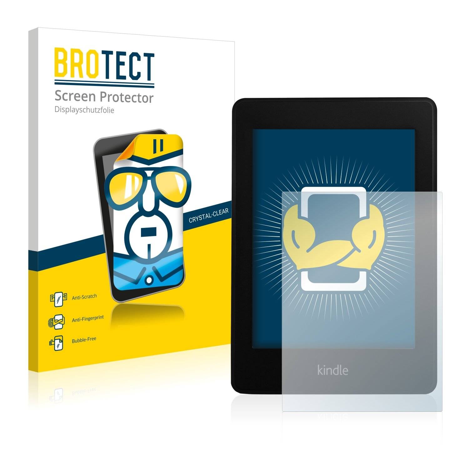 2x BROTECT HD-Clear Displayschutzfolie für Amazon Kindle Paperwhite