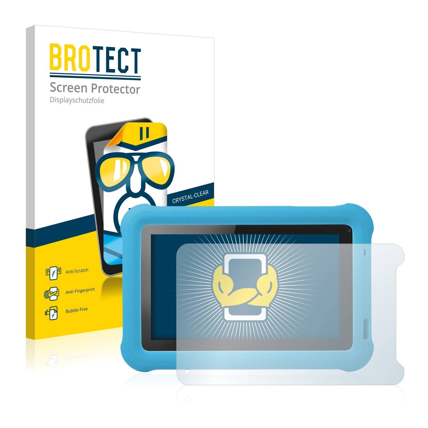 2x BROTECT HD-Clear Displayschutzfolie für Medion Lifetab Junior Tab S7322 (MD