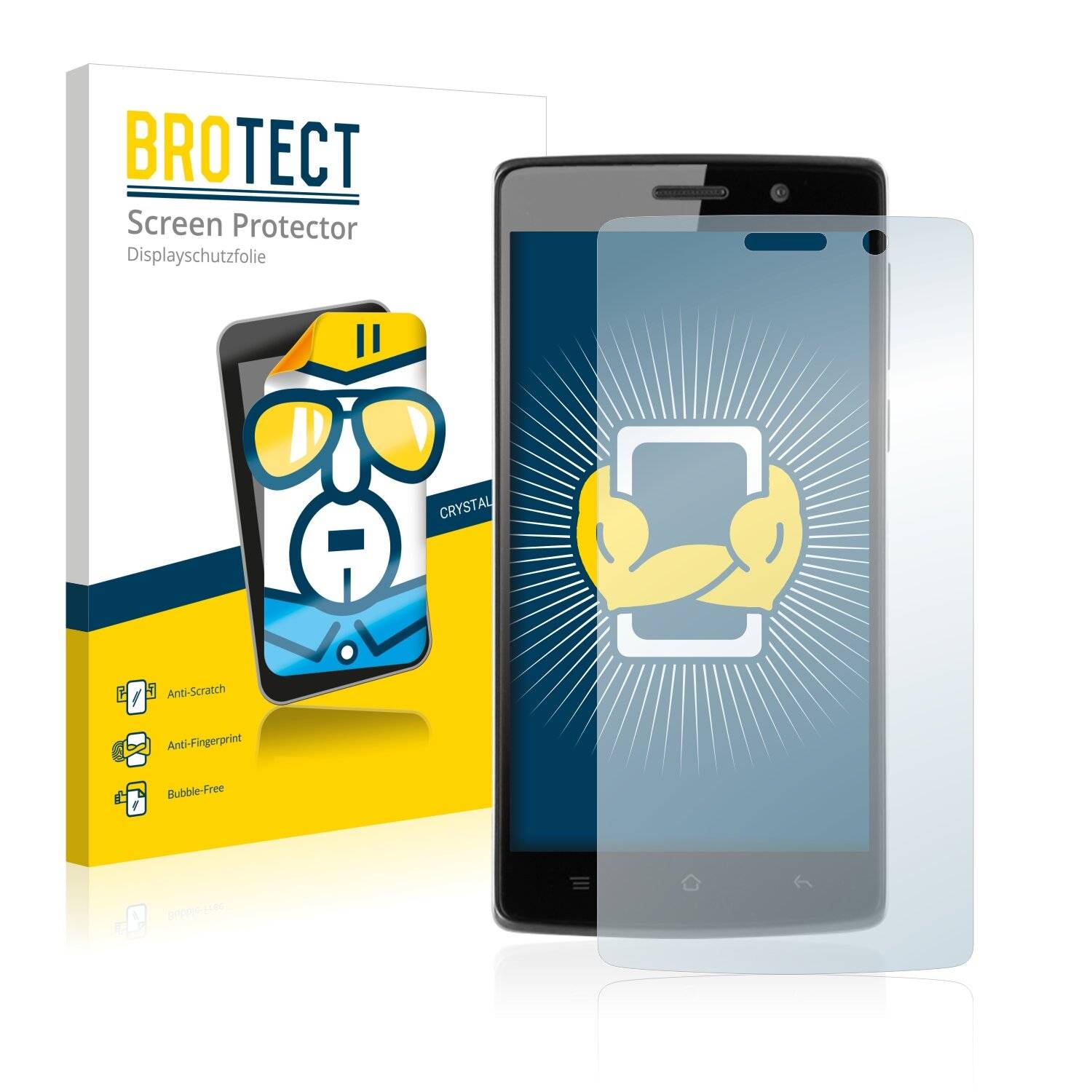 2x BROTECT HD-Clear Displayschutzfolie für Landvo