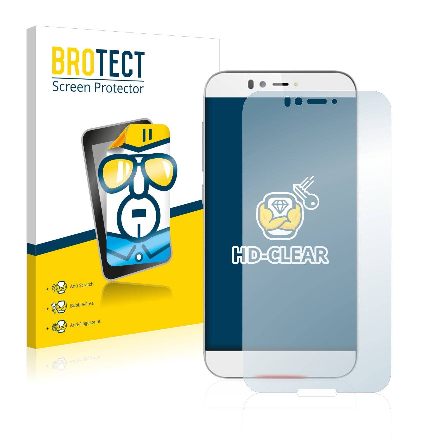 2x BROTECT HD-Clear Displayschutzfolie für UMi