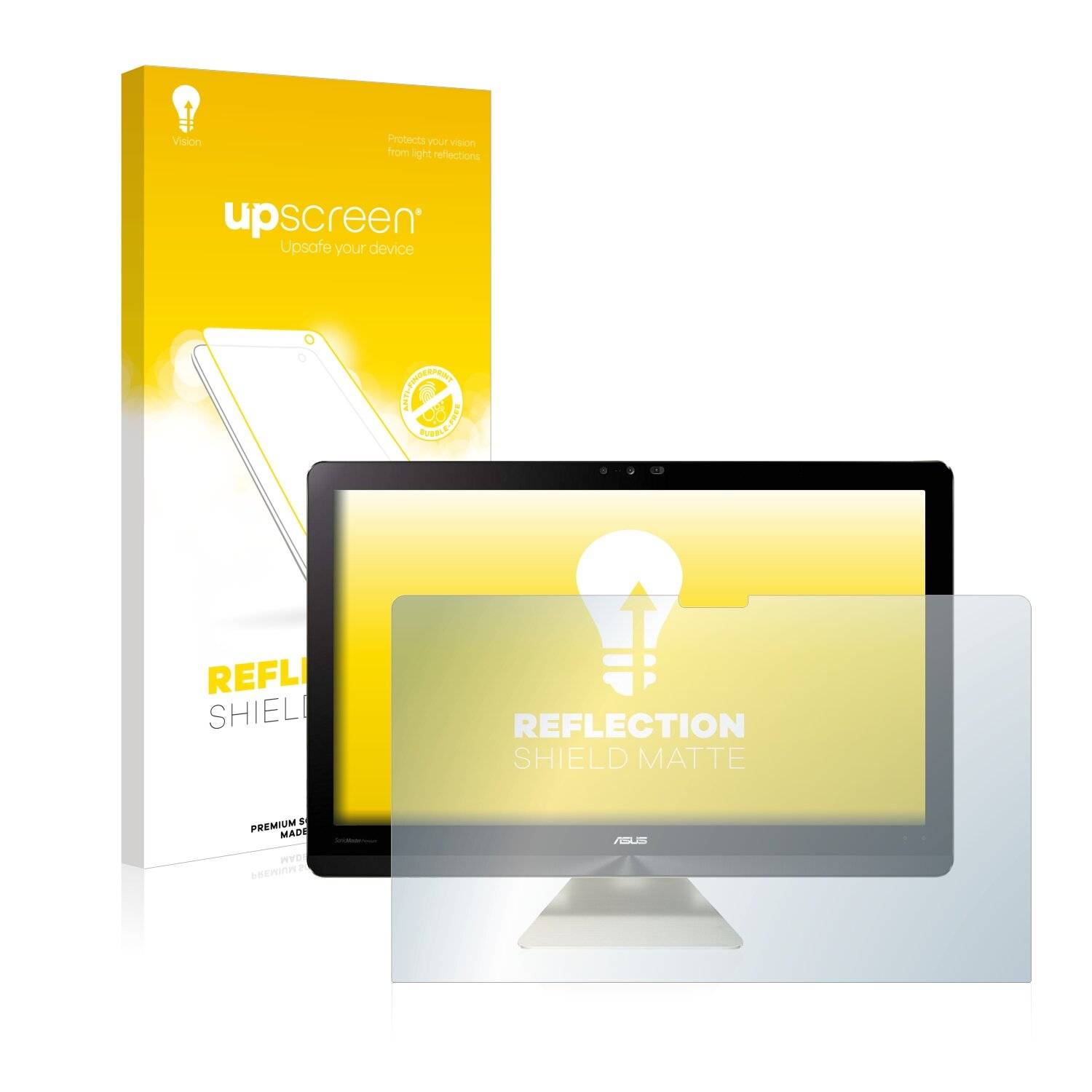 upscreen Reflection Shield Matte Premium Displayschutzfolie für Asus Zen AiO Pro