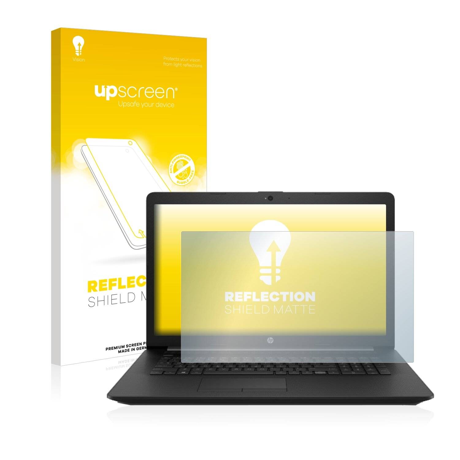 upscreen Reflection Shield Matte Premium Displayschutzfolie für HP Notebook