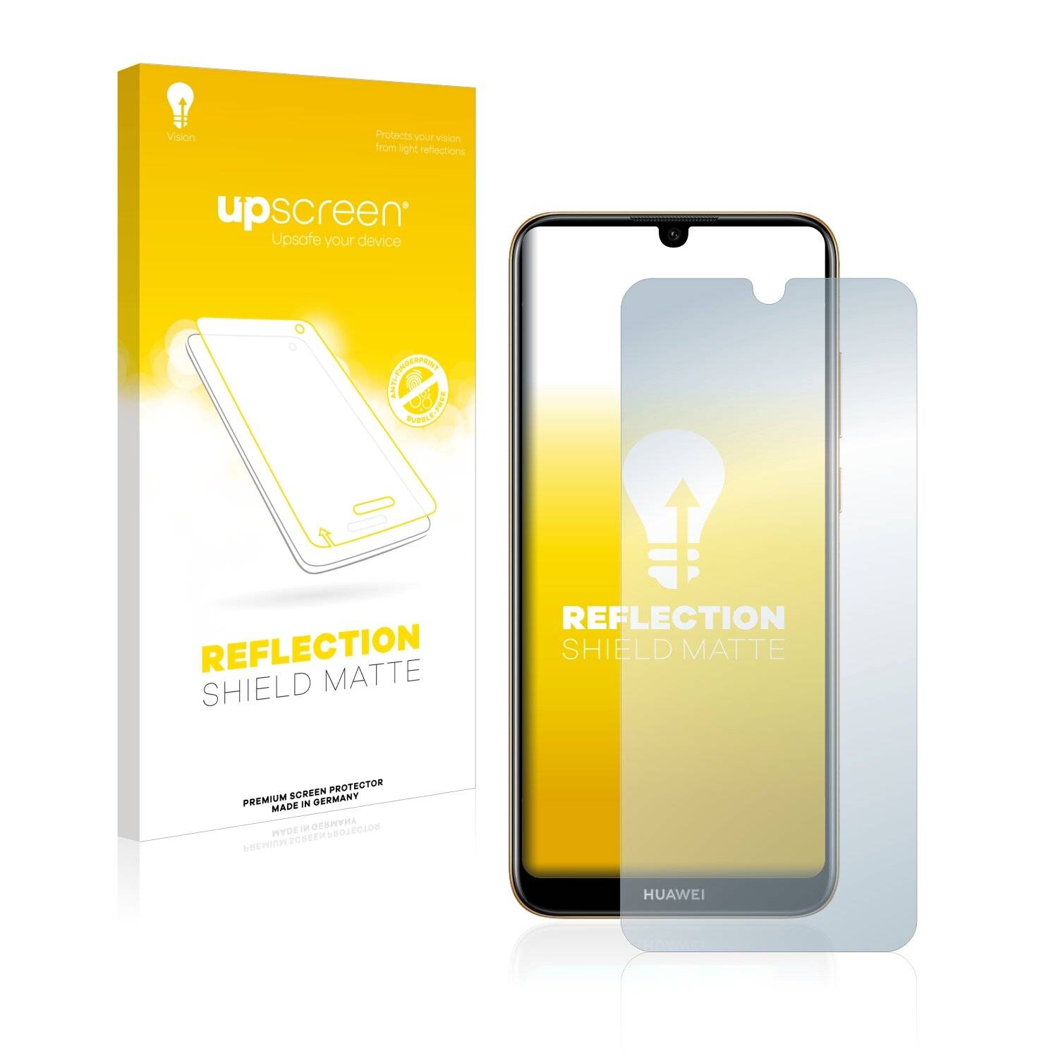 upscreen Reflection Shield Matte Premium Displayschutzfolie für Huawei Y6s