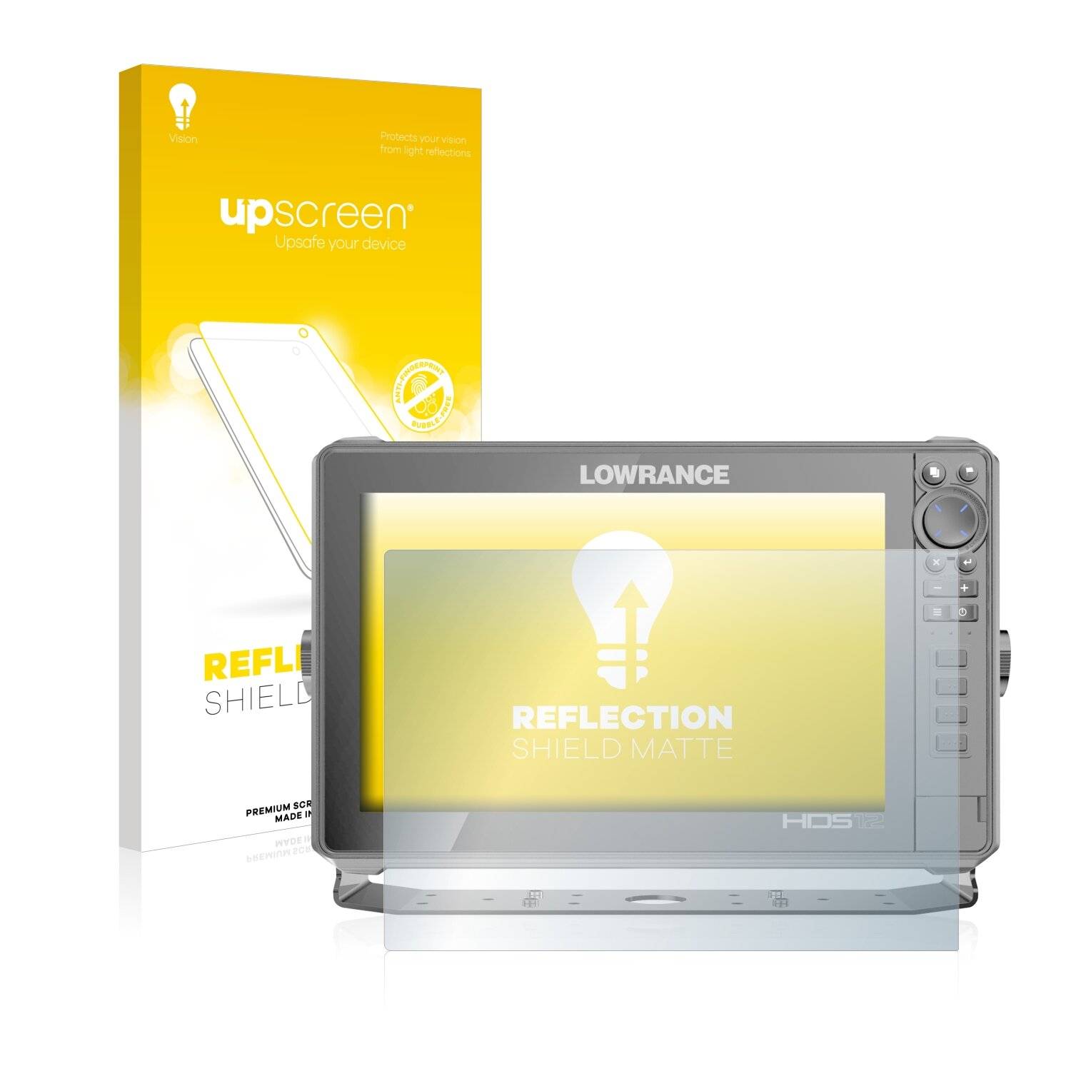 upscreen Reflection Shield Matte Premium Displayschutzfolie für Lowrance HDS Live